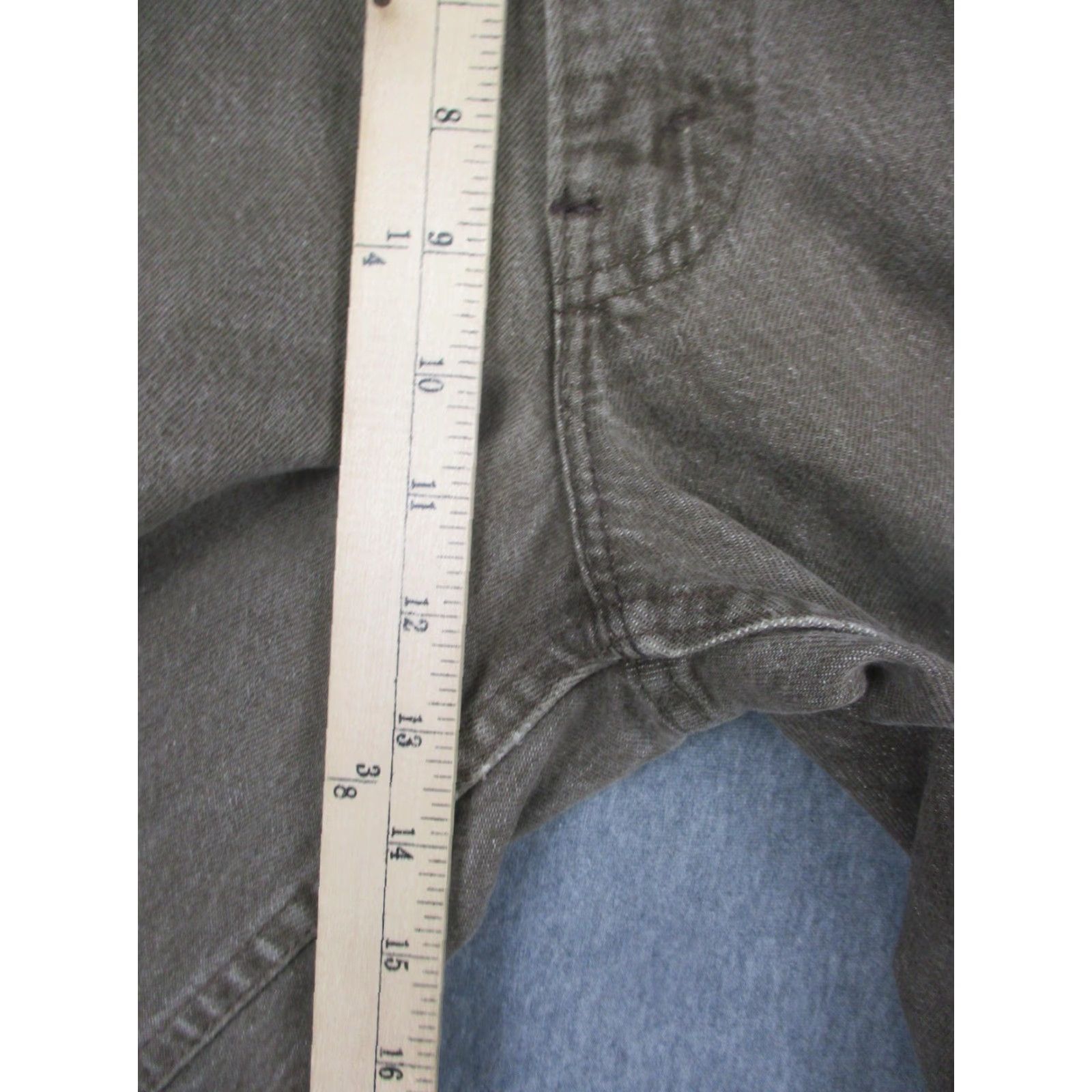 Levi's VINTAGE Levi's 550 Jeans Mens 34x32 Brown Denim Relaxed Tapered Made USA 90s Size US 34 / EU 50 - 4 Thumbnail