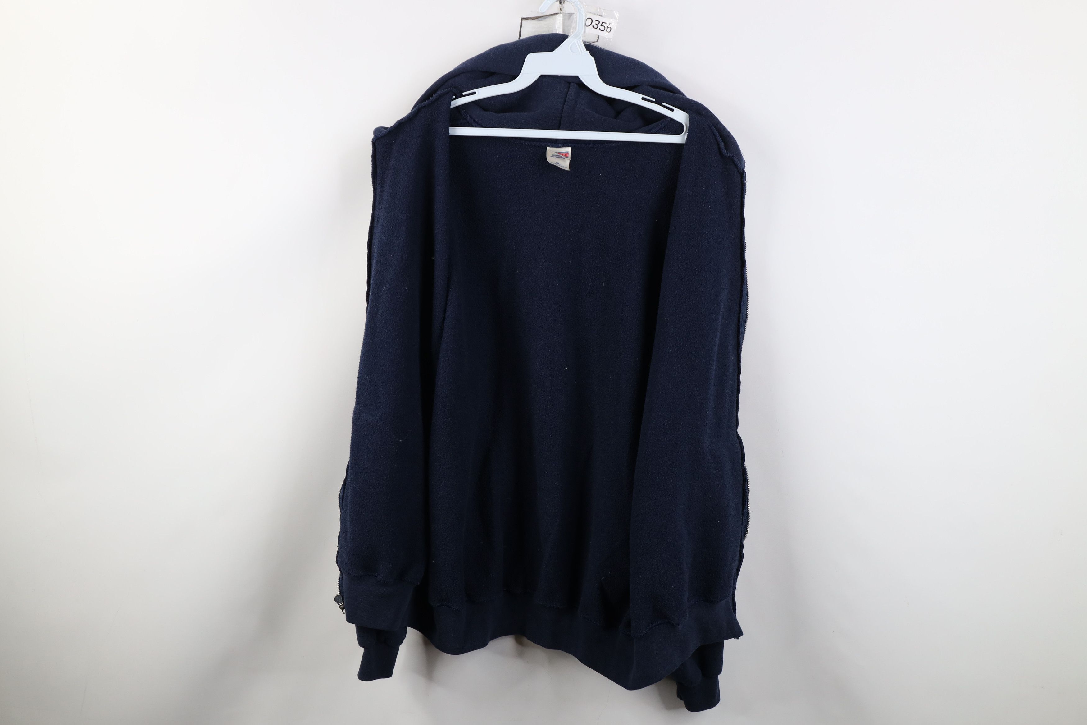 Vintage Vintage 90s University of Michigan Full Zip Sweatshirt Size US XL / EU 56 / 4 - 12 Thumbnail