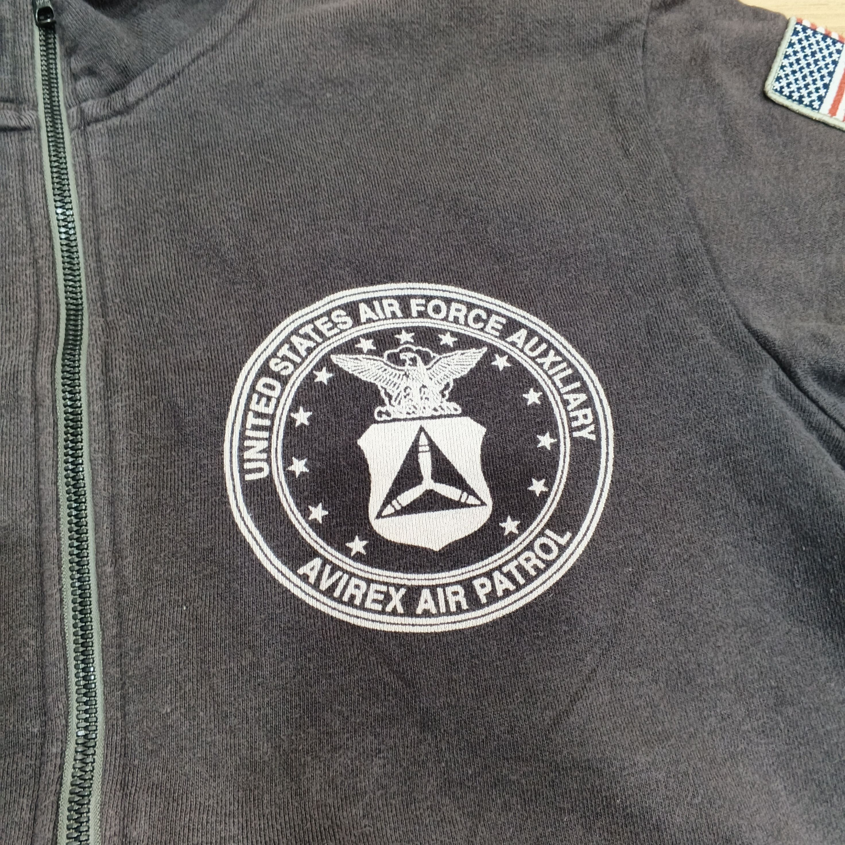 Avirex Vintage United States Air Force Avirex Air Patrol Zip Up Size US XL / EU 56 / 4 - 3 Thumbnail