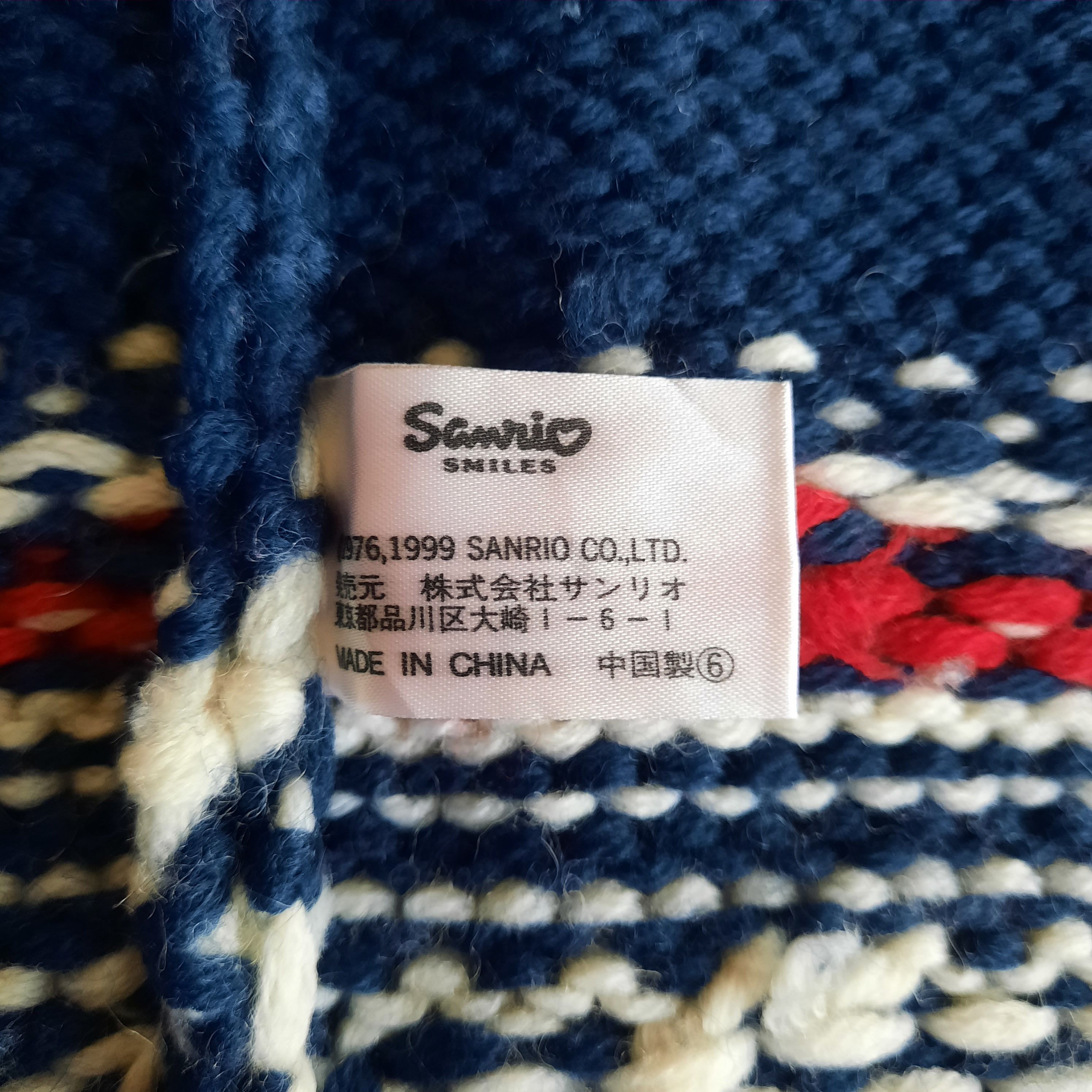 🌸 Vintage 1999 hello kitty by sanrio anime knit jacket