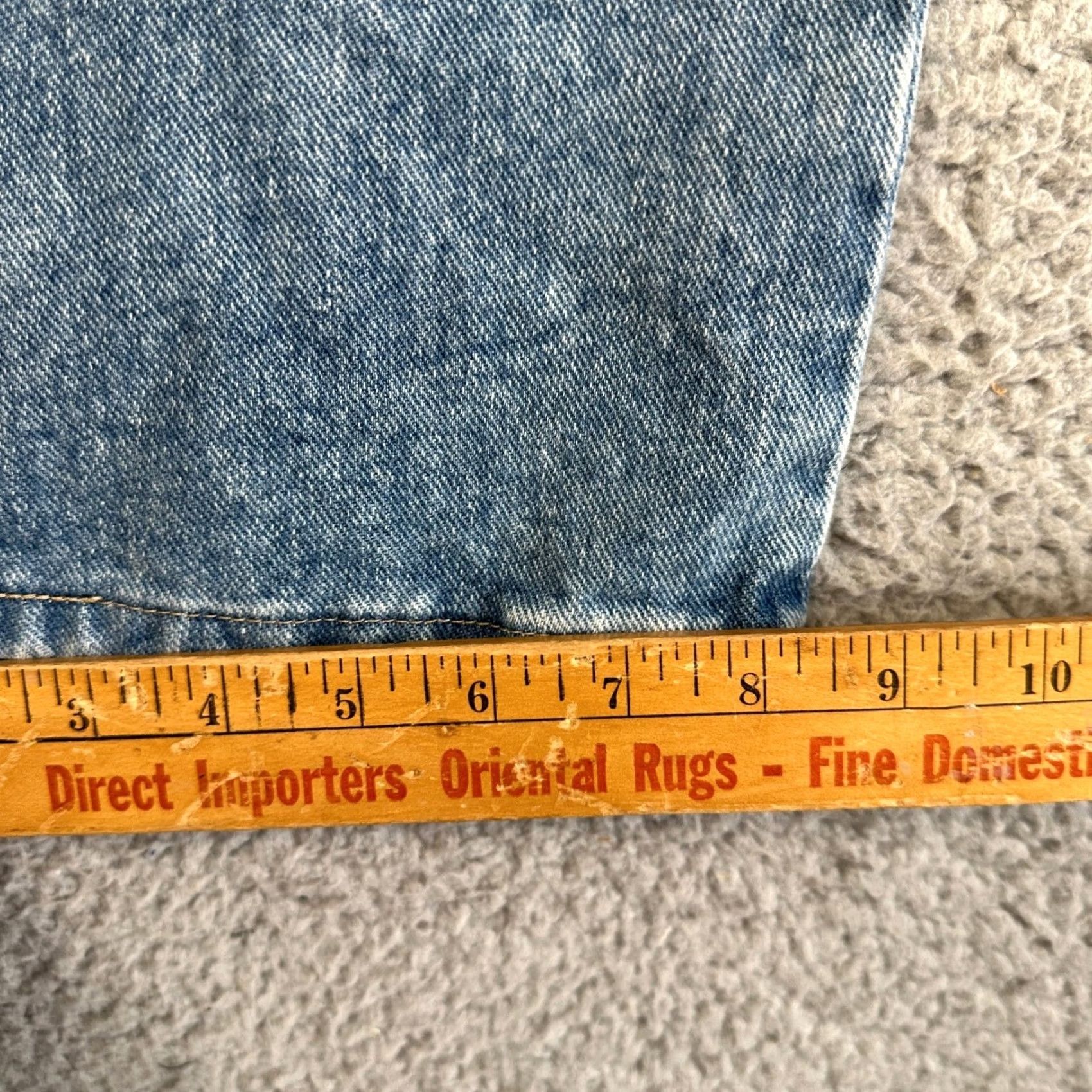 Wrangler VINTAGE? No — Wrangler Five Star Jeans Mens 36X32 Blue Relaxed Fit Straight Leg 5 Pockets Size US 36 / EU 52 - 7 Thumbnail