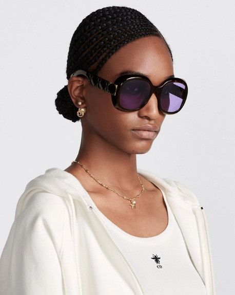 Dior o1w1db11024 Size: OS / Tortoiseshell Rounded Sunglasses Size ONE SIZE - 5 Thumbnail