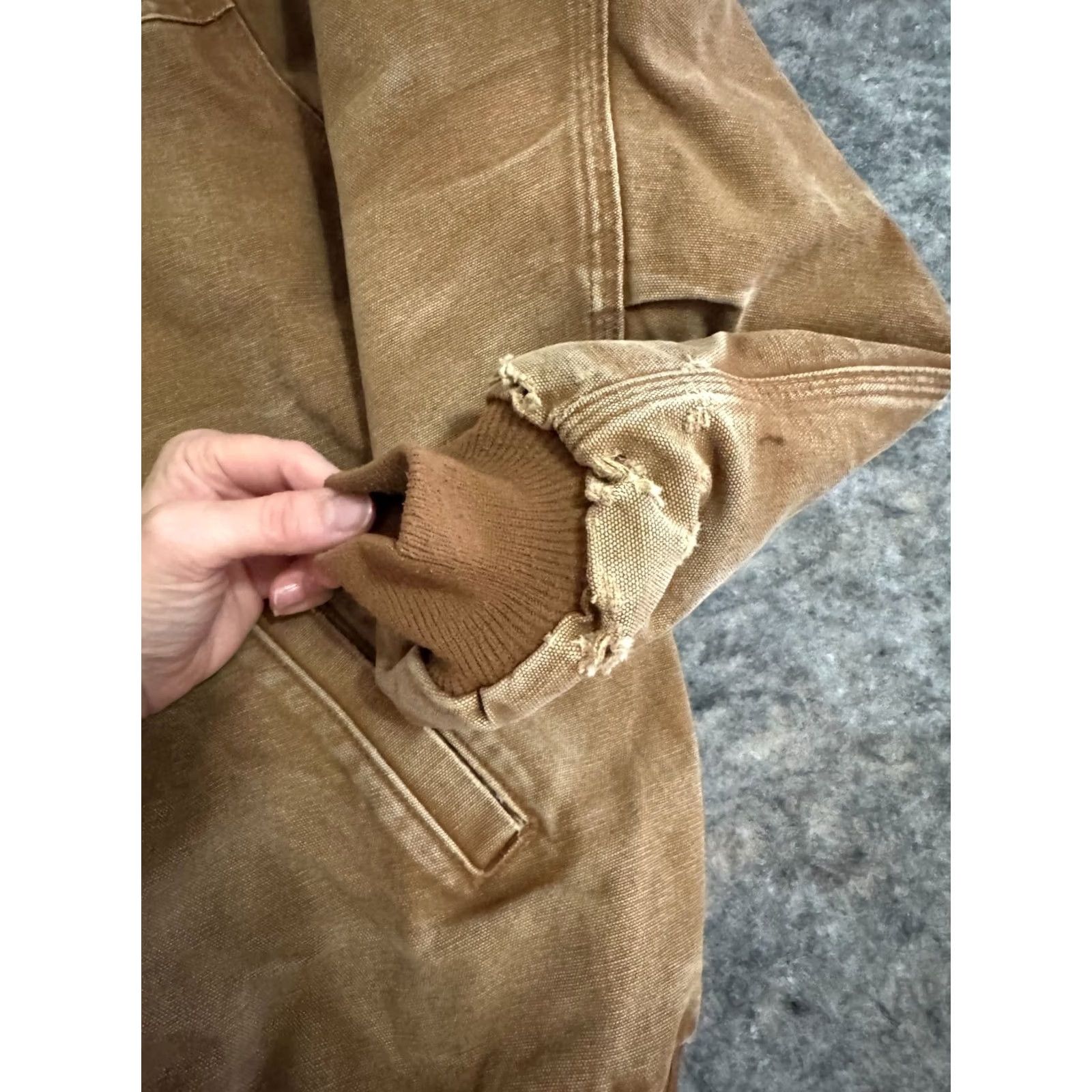 Carhartt Carhartt Santa Fe Jacket Mens XL Brown Quilted Lined Regular Coat Size US XL / EU 56 / 4 - 3 Thumbnail