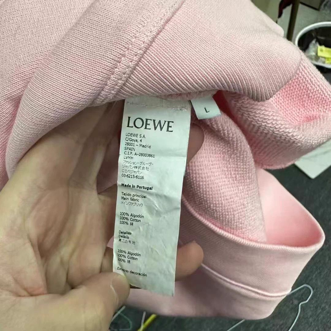 Loewe Loewe pink color block logo sweatshirt NWT L Size L / US 10 / IT 46 - 4 Thumbnail