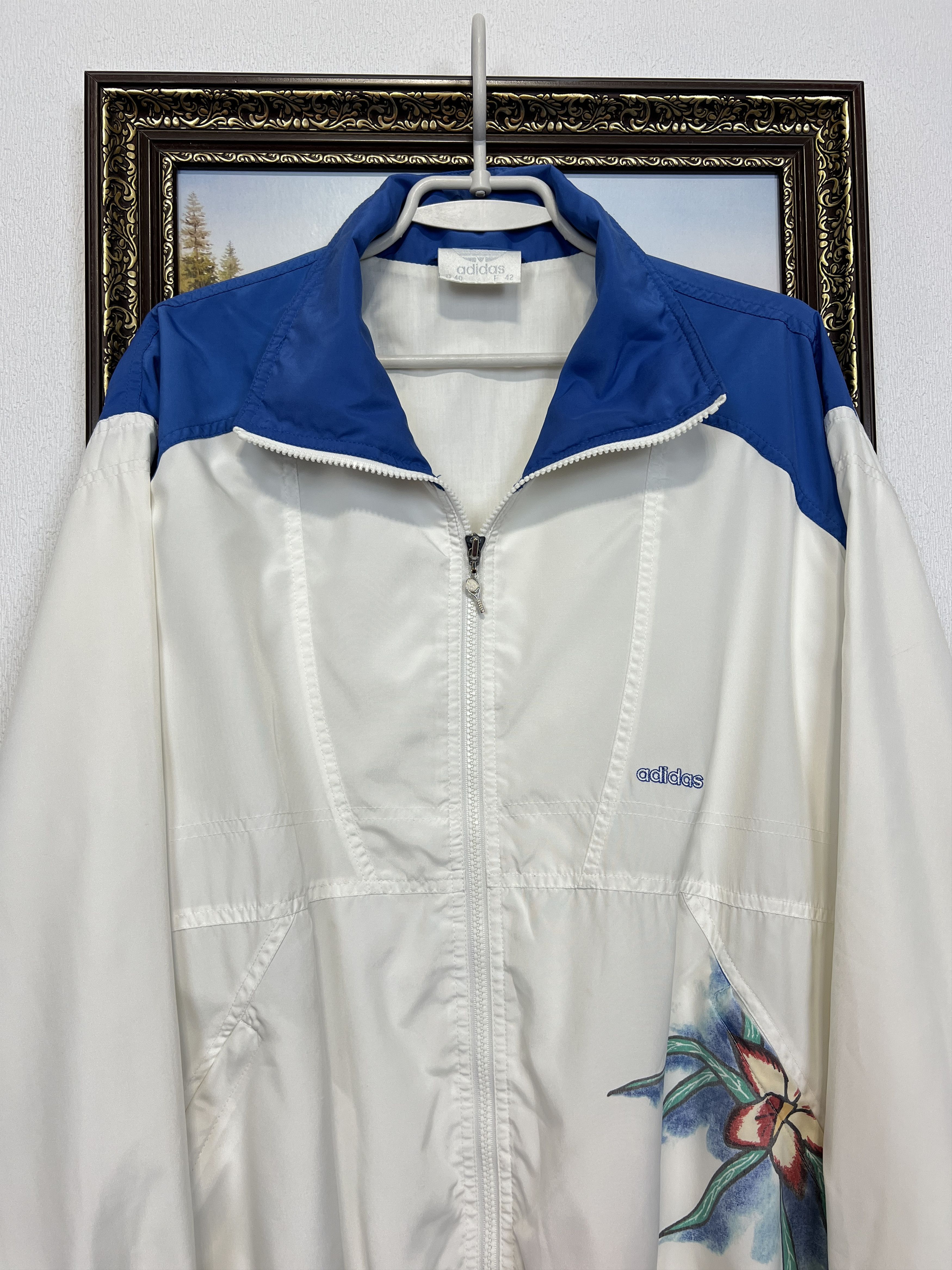 Adidas Vintage 90's Adidas Steffi Graff Tennis White Jacket Rare Size M / US 6-8 / IT 42-44 - 2 Thumbnail