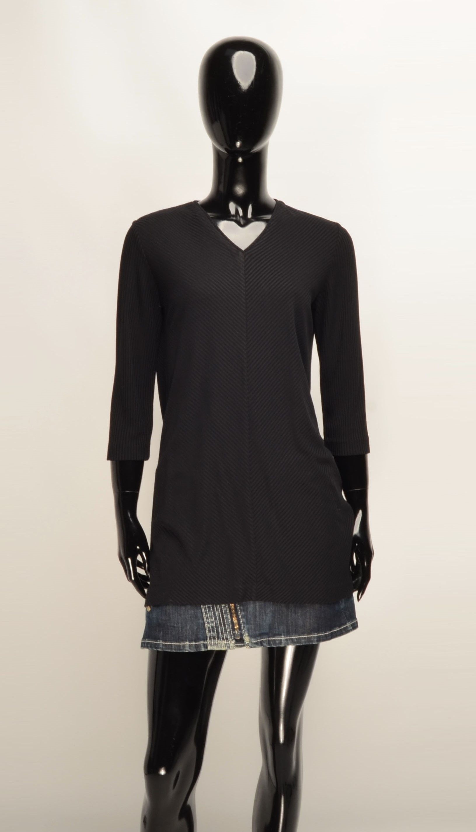 Missoni × Vintage Vintage Missoni 90's Ribbed 3/4 Sleeve Tunic Top Size S / US 4 / IT 40 - 7 Thumbnail