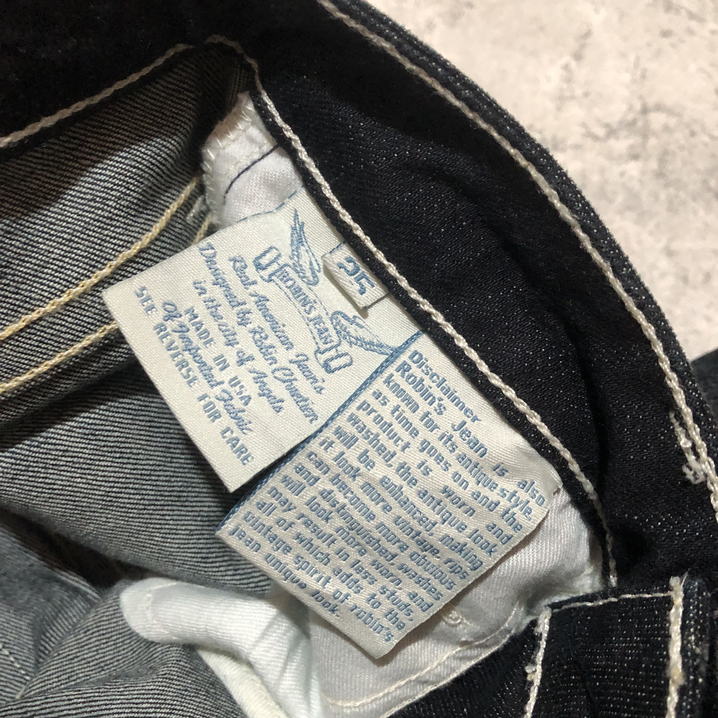 Robins Jeans Robins Jeans Gold Wings Denim Size 28" / US 6 / IT 42 - 6 Thumbnail