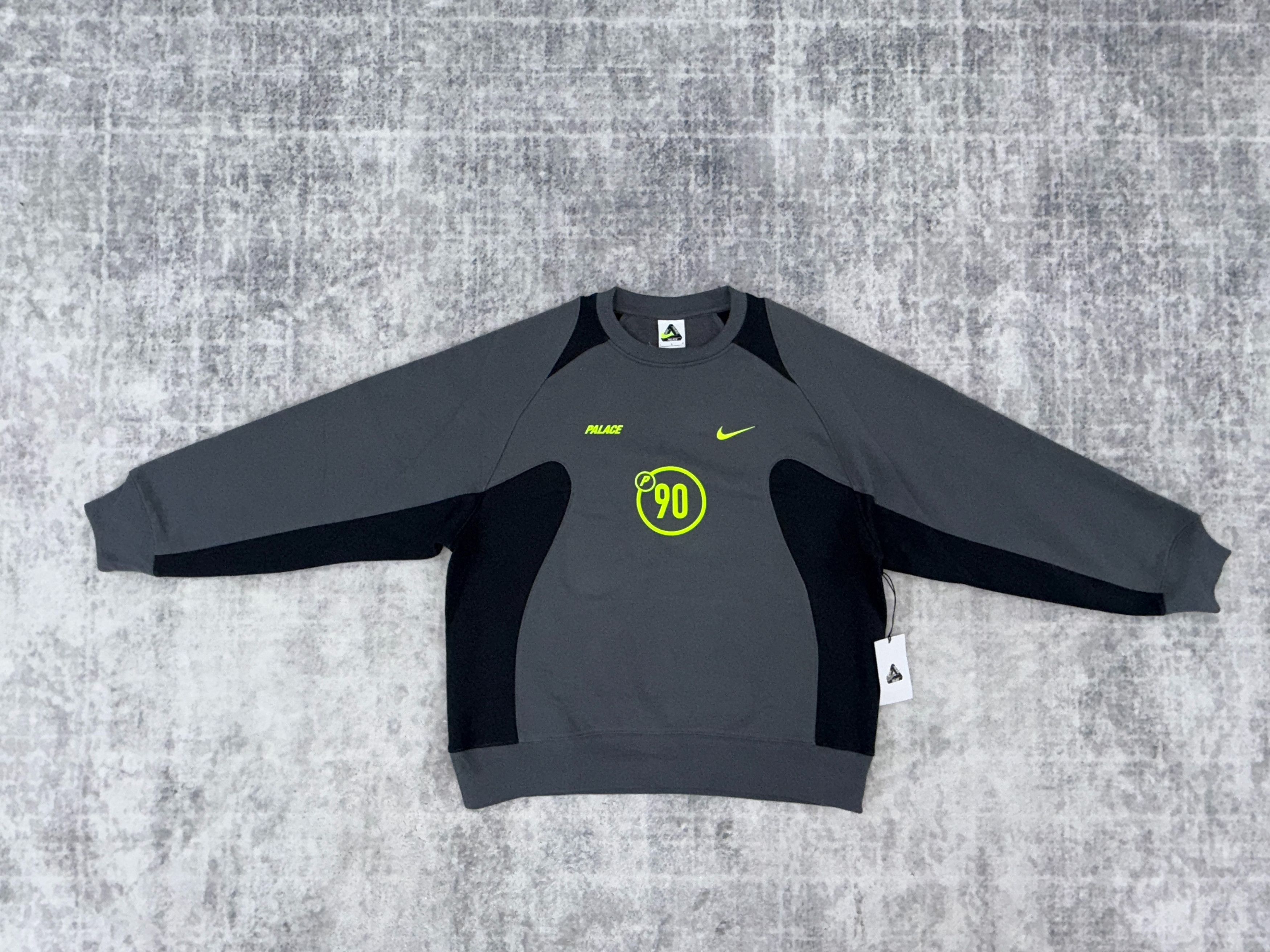 Palace Palace x Nike Total P90 Crew Grey Size Large NEW Size US L / EU 52-54 / 3 - 2 Thumbnail
