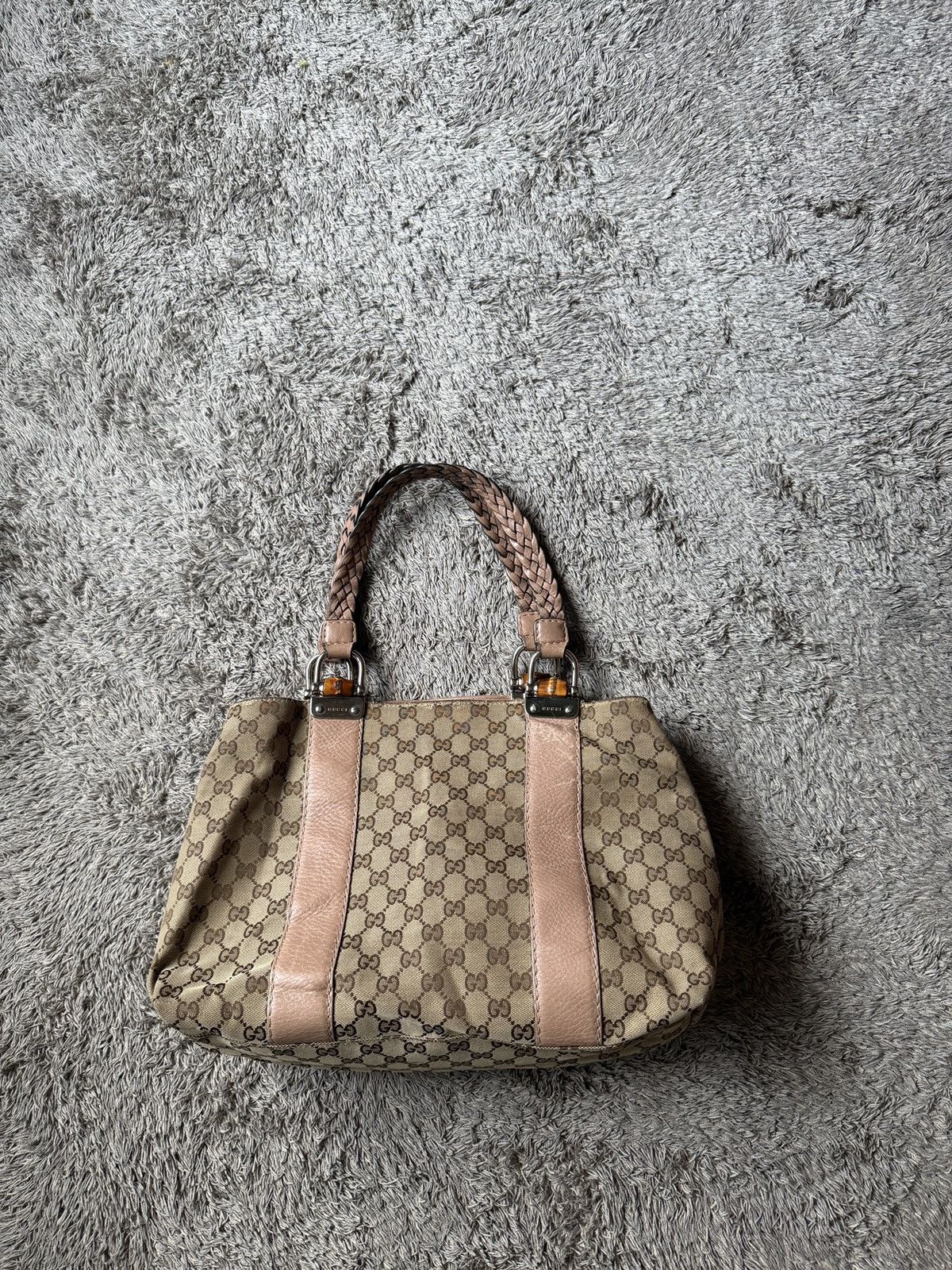 Gucci Gucci GG canvas bamboo bag Size ONE SIZE - 2 Thumbnail