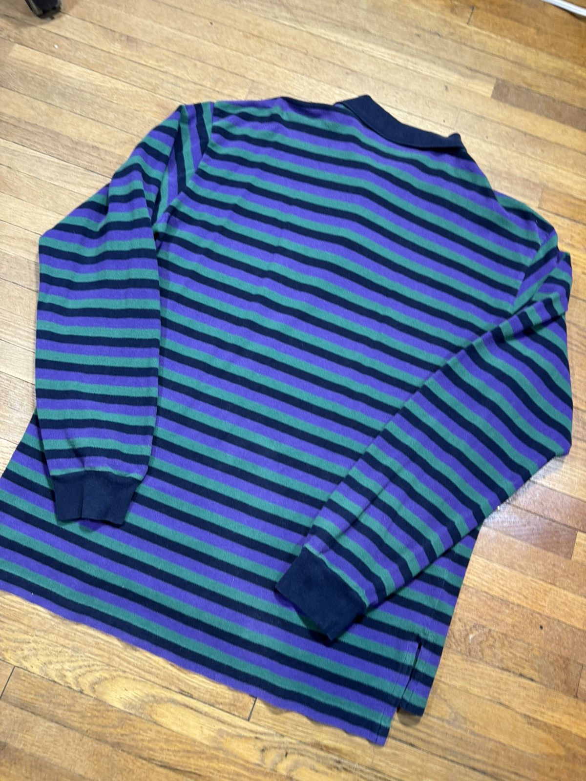 Polo Ralph Lauren × Vintage Vintage Polo Ralph Lauren Striped Rugby Size US XL / EU 56 / 4 - 5 Thumbnail