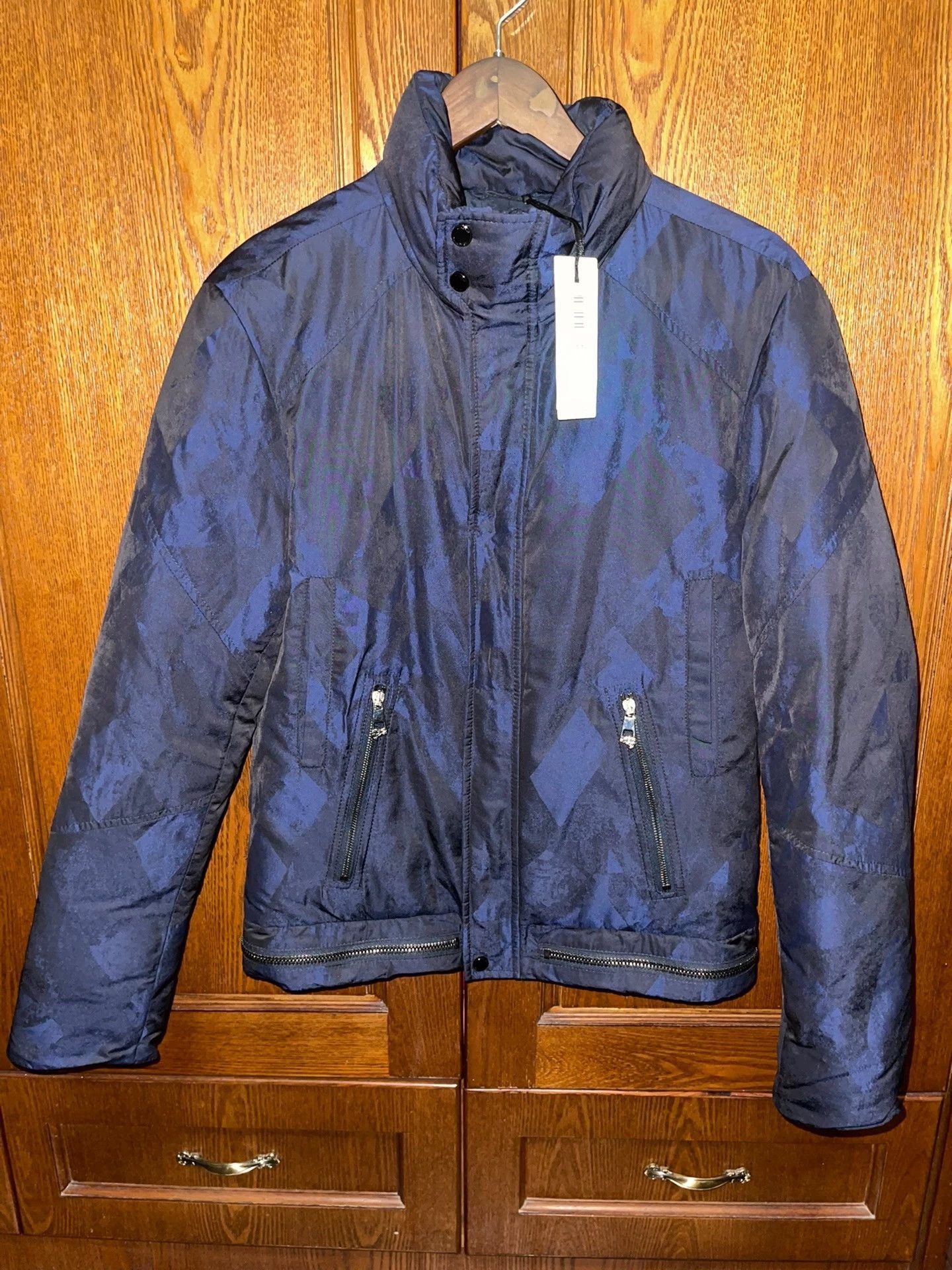 Versace Blue Patterned er Jacket Size S Size US XXS / EU 40 - 1 Thumbnail