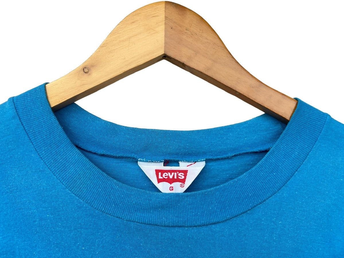 Levi's Rare💥 Vintage 80s Levi’s Fun Blues Single Stitch Tees Size US L / EU 52-54 / 3 - 8 Thumbnail