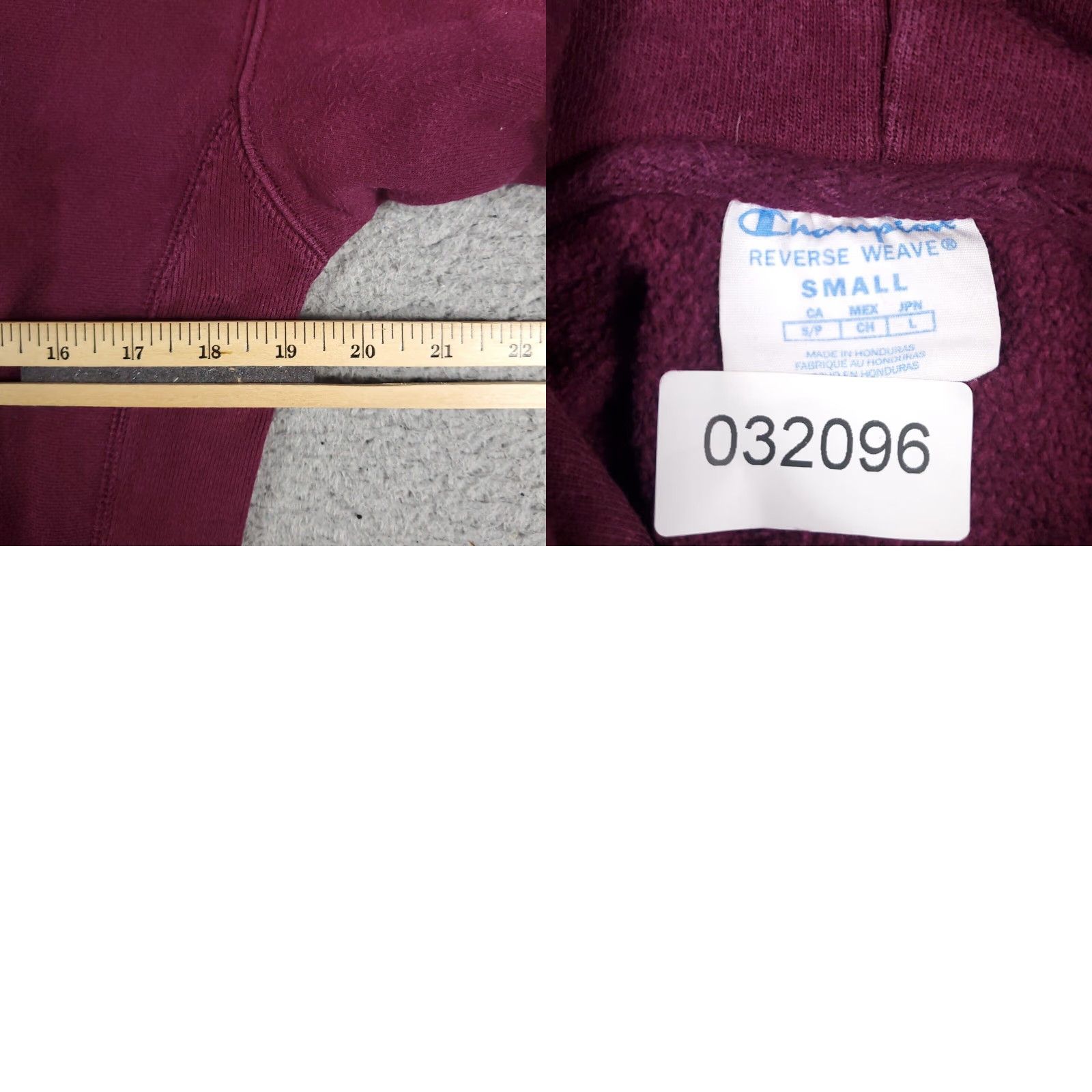 Champion VINTAGE Champion Purple Reverse Weave Hoodie Adult Small Size US S / EU 44-46 / 1 - 8 Thumbnail