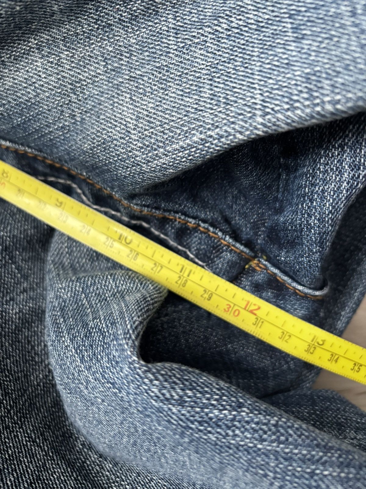 Other People of the World Vintage Y2K Flare Jeans Made in USA Size 25" / US 0 / IT 36 - 6 Thumbnail