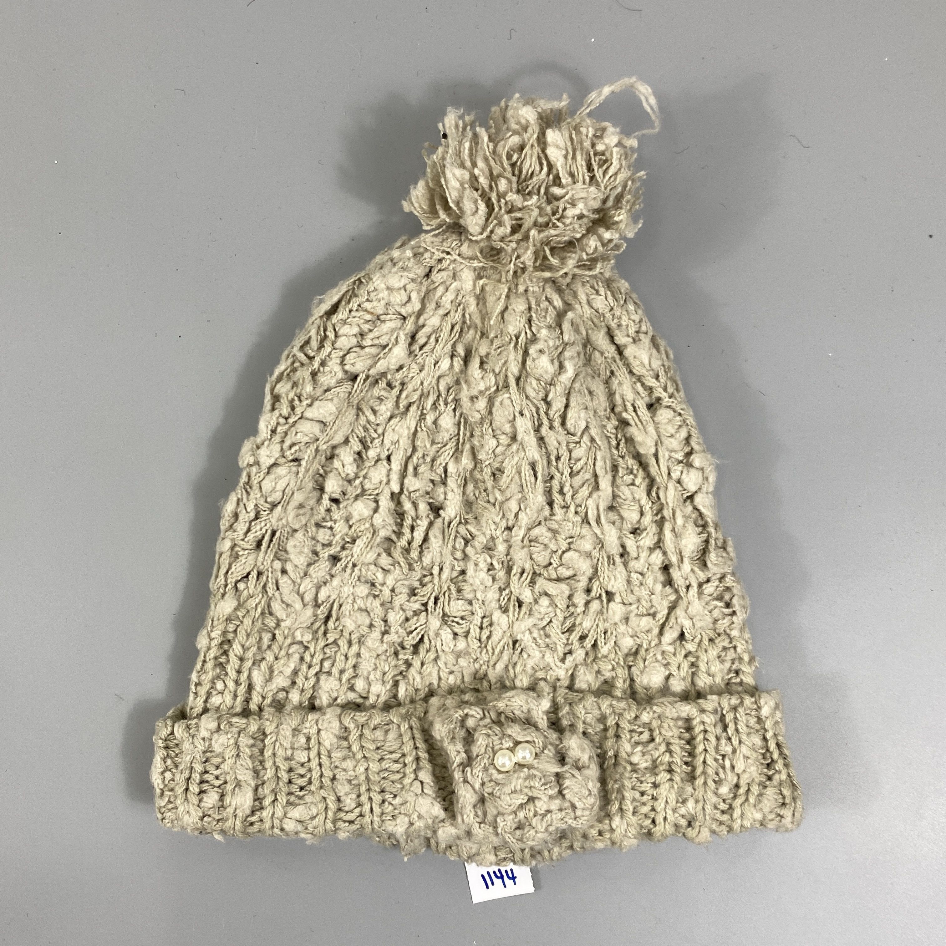 Japanese Brand Japanese Snow Cap Beanie Hat Pom Pom -BN1144 Size ONE SIZE - 6 Thumbnail