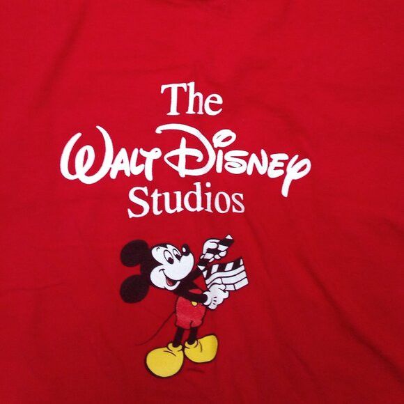Disney × Vintage Vintage 90s Walt Disney Studios Mickey Mouse T-Shirt Size US XL / EU 56 / 4 - 1 Thumbnail