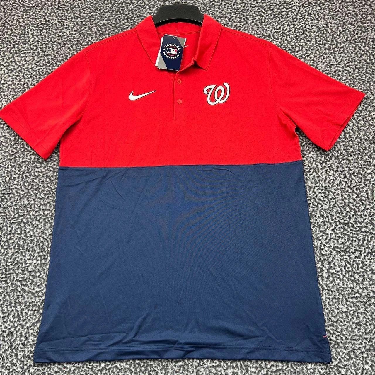 Nike Nike Dri-Fit Polo Shirt Men L Washington Nationals Collared Size US L / EU 52-54 / 3 - 1 Thumbnail