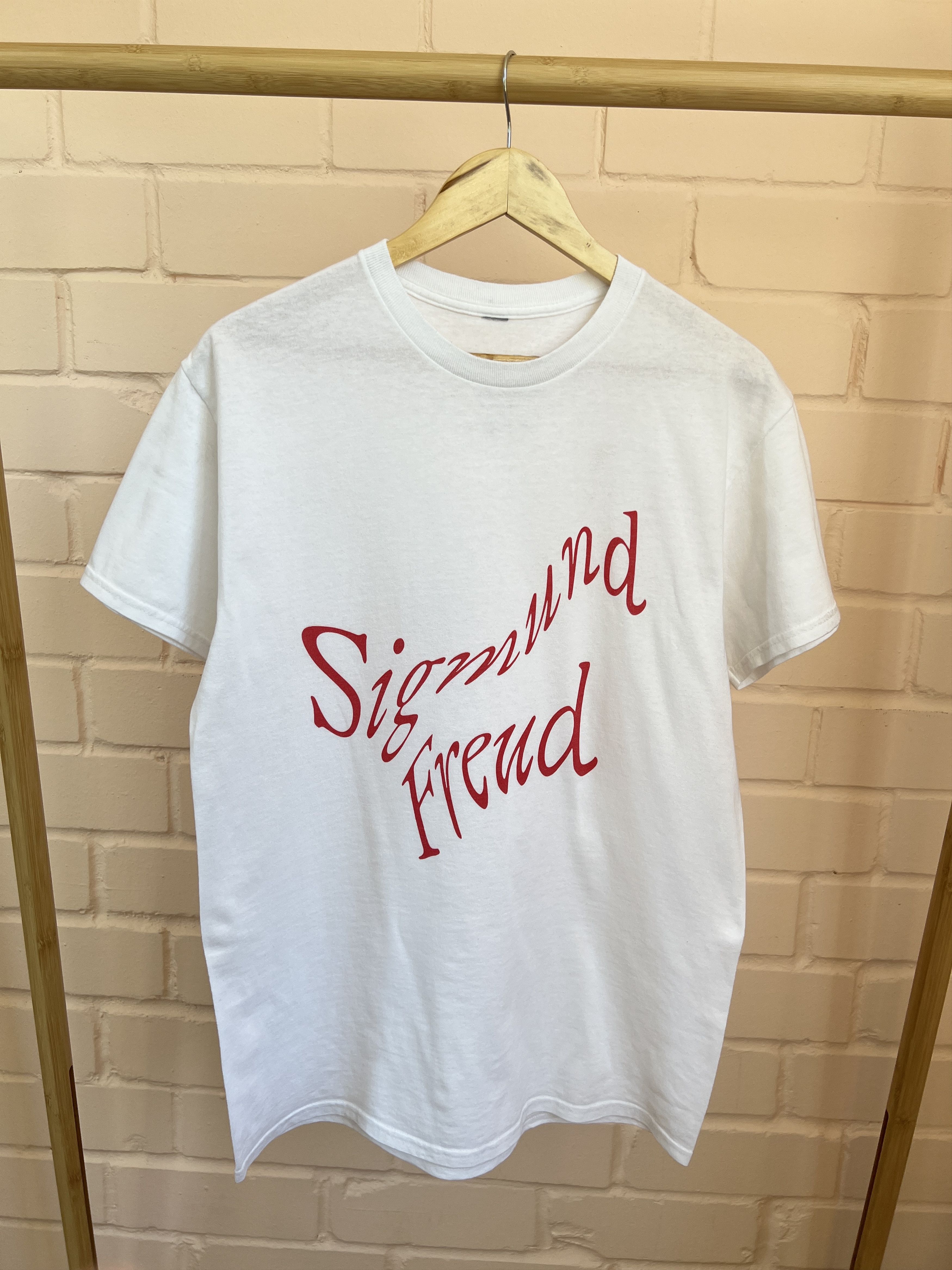 Other Kikillo Abstract Print "Sigmund Freud" White Tee Size US M / EU 48-50 / 2 - 2 Thumbnail