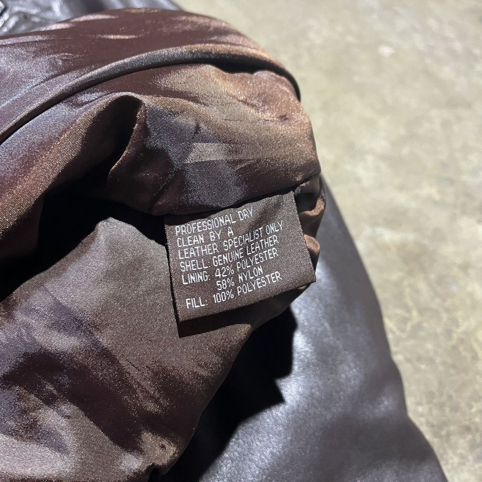Vintage Vintage Y2k Collezione Brown Grunge Leather Jacket Size US XL / EU 56 / 4 - 4 Thumbnail