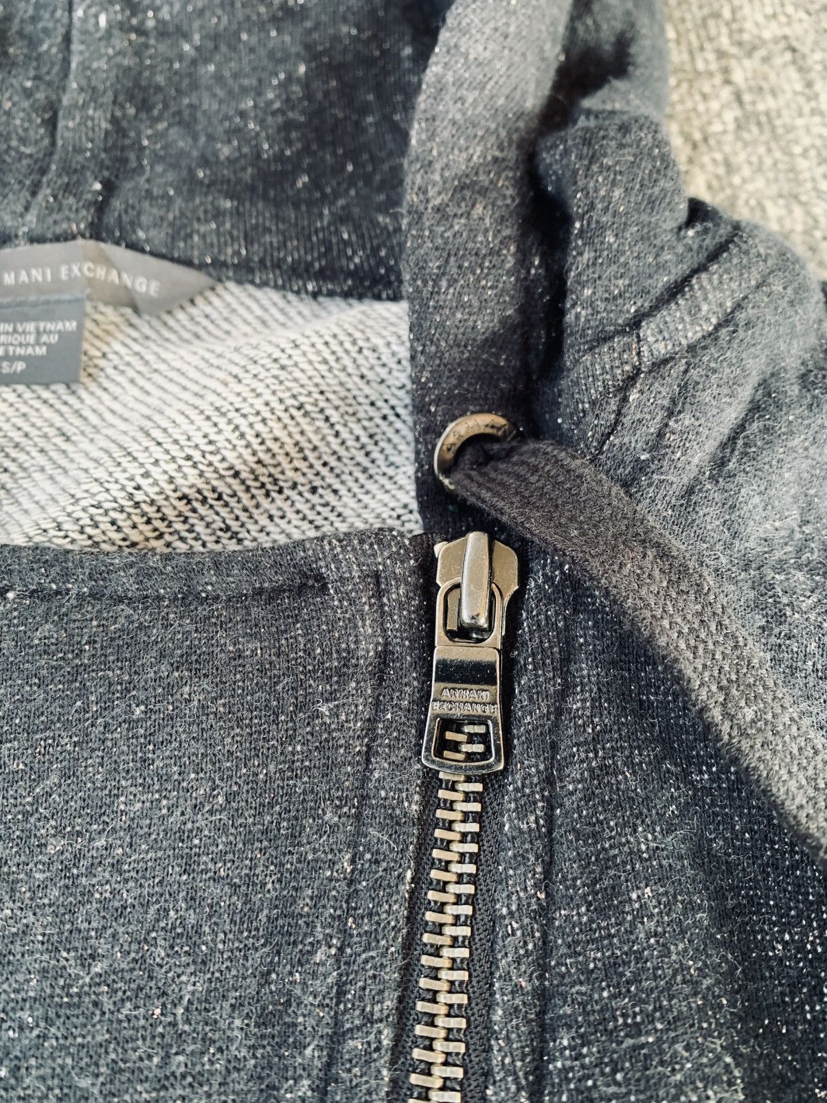 Armani Exchange Armani Exchange Assymmetric Zip Poem Sleeve Jacket Hoodie Size S / US 4 / IT 40 - 6 Thumbnail