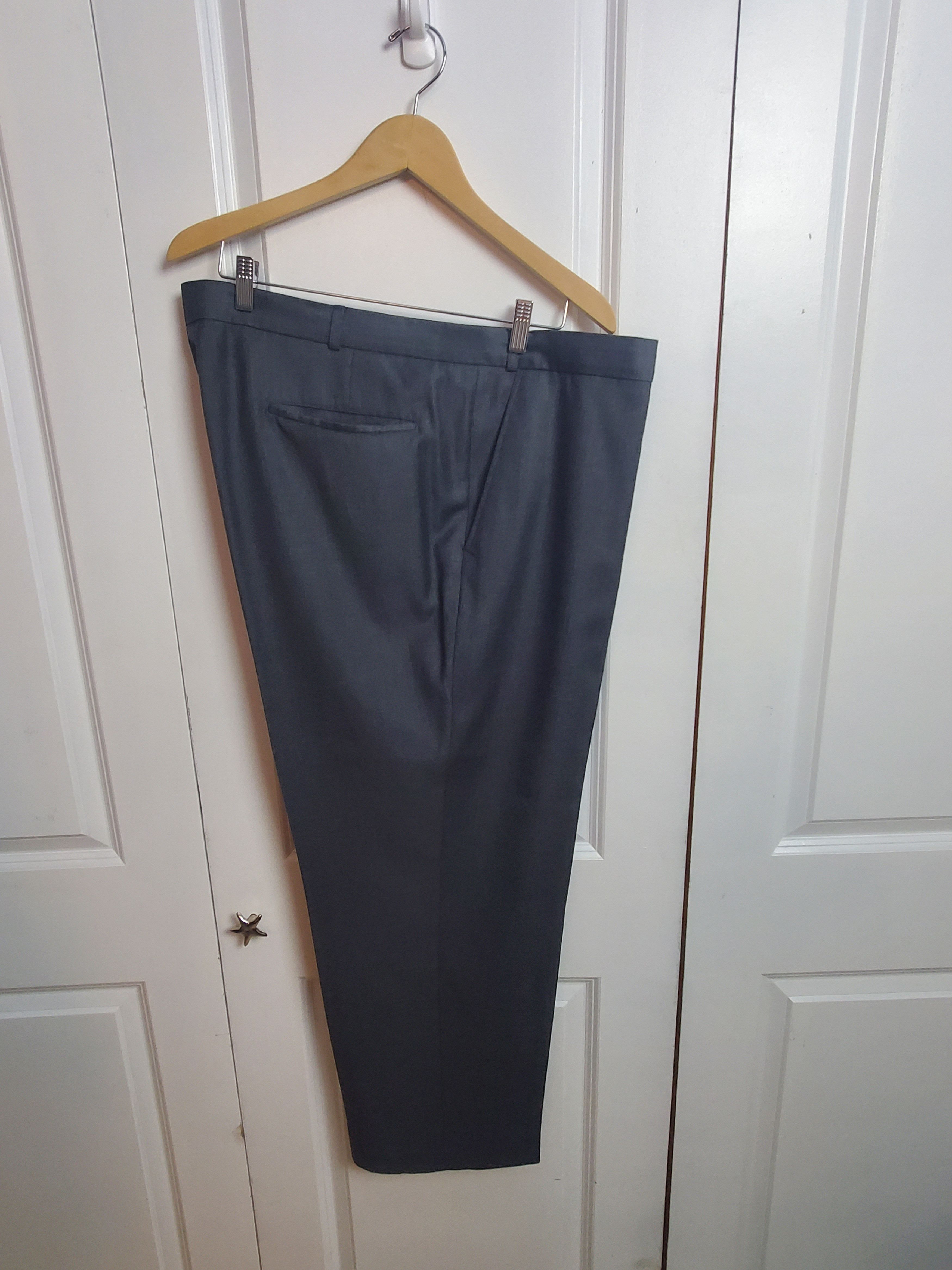 Other Dormeuil Amadeus 50R - 52R Grey Super 100s Wool Mens Suit Size 50R - 2 Thumbnail