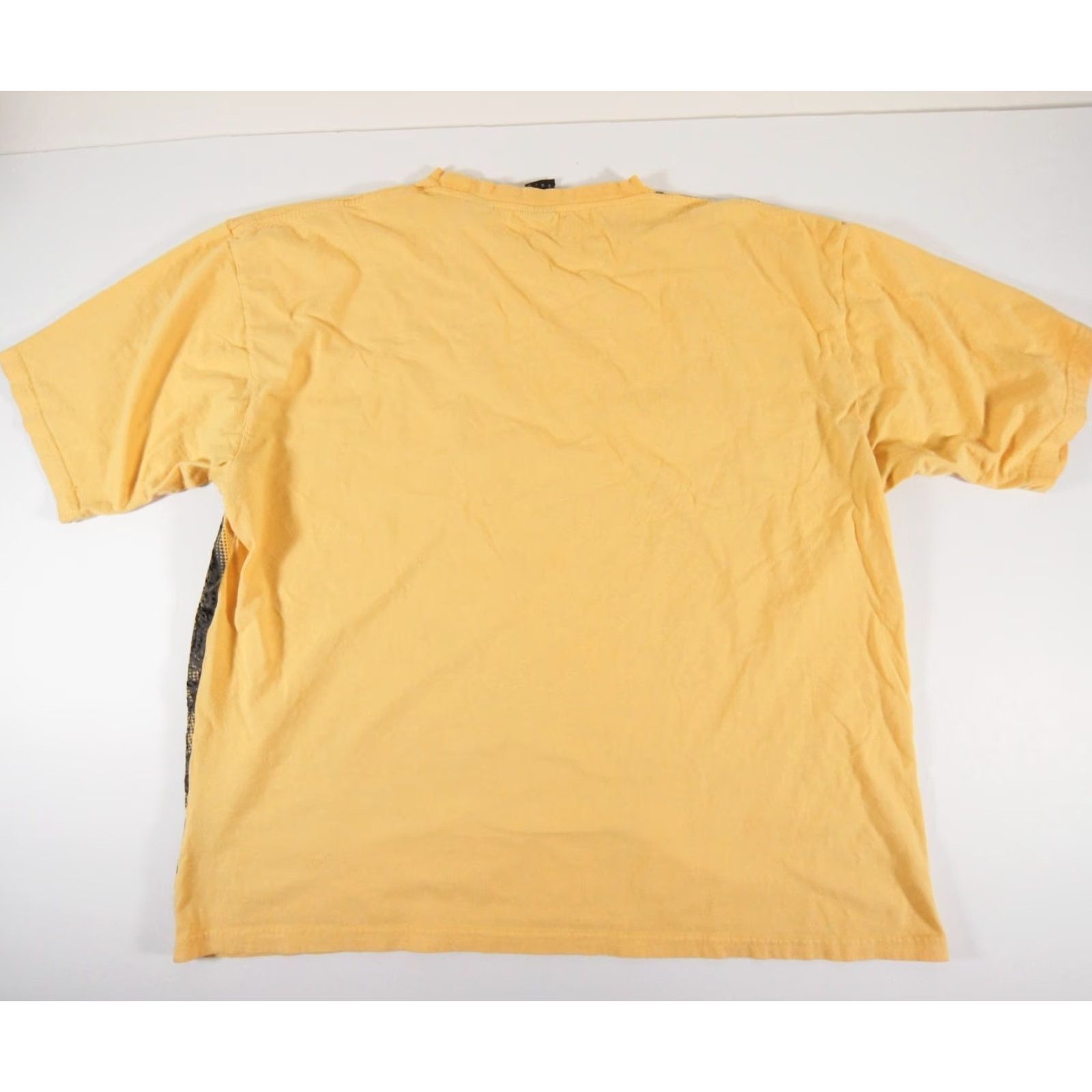Vintage Kani Gold Men's T-Shirt Short Sleeve 3XL Yellow Cotton Logo All Seasons Casual Size US XXL / EU 58 / 5 - 4 Thumbnail