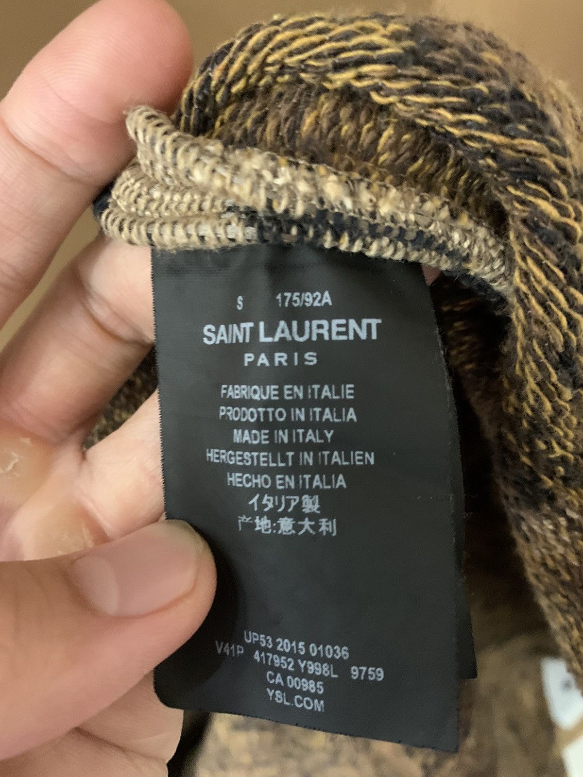 Saint Laurent Paris Saint Laurent 2016SS Leopard baja cardigan Size US S / EU 44-46 / 1 - 5 Thumbnail