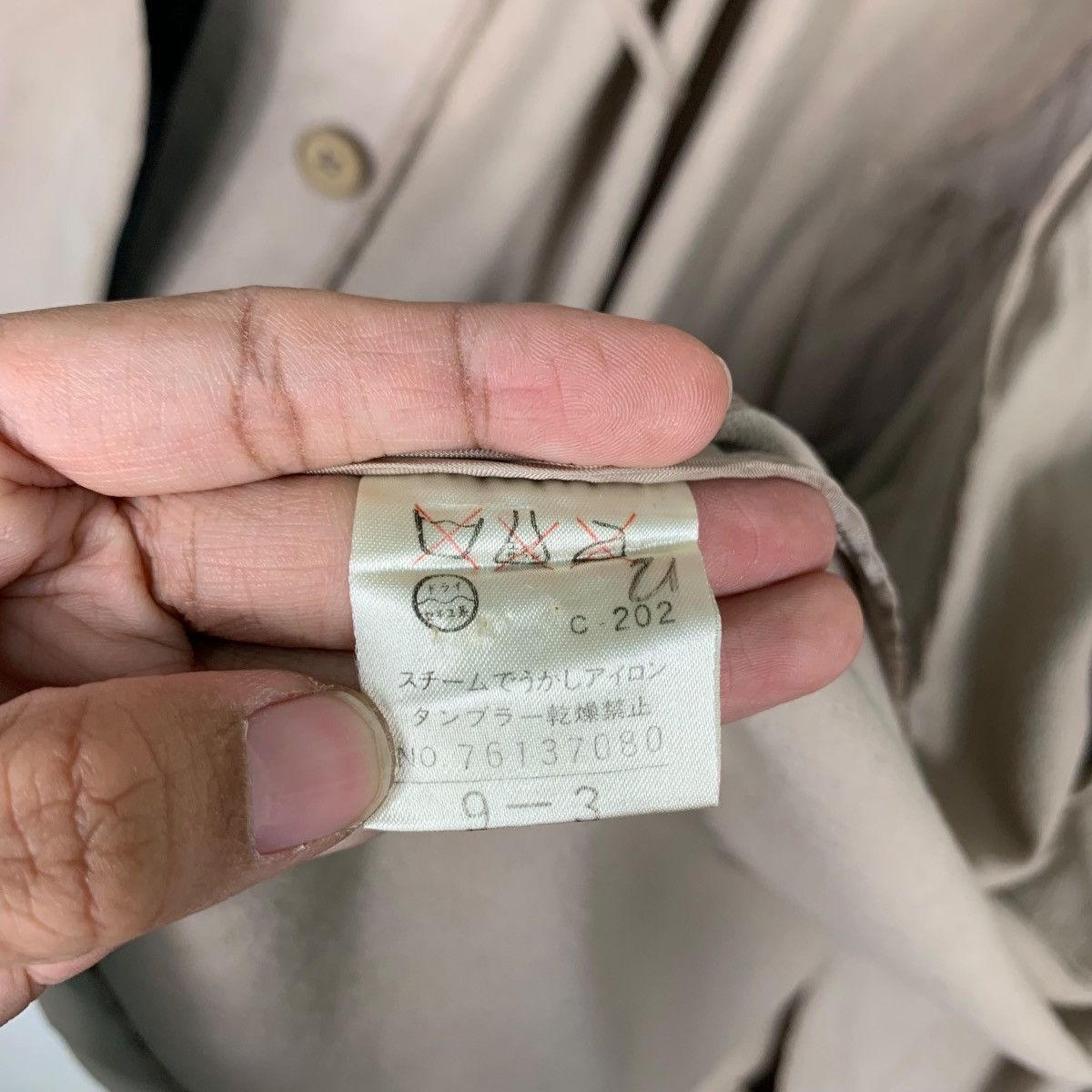 Japanese Brand MONDRIAN. Italy Double Breasted Long Coat #0409-C19 Size US L / EU 52-54 / 3 - 16 Thumbnail