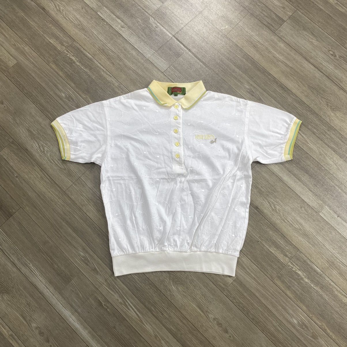 Kenzo Vintage Kenzo Golf Polo Shirt Designer Luxury Size S / US 4 / IT 40 - 1 Thumbnail
