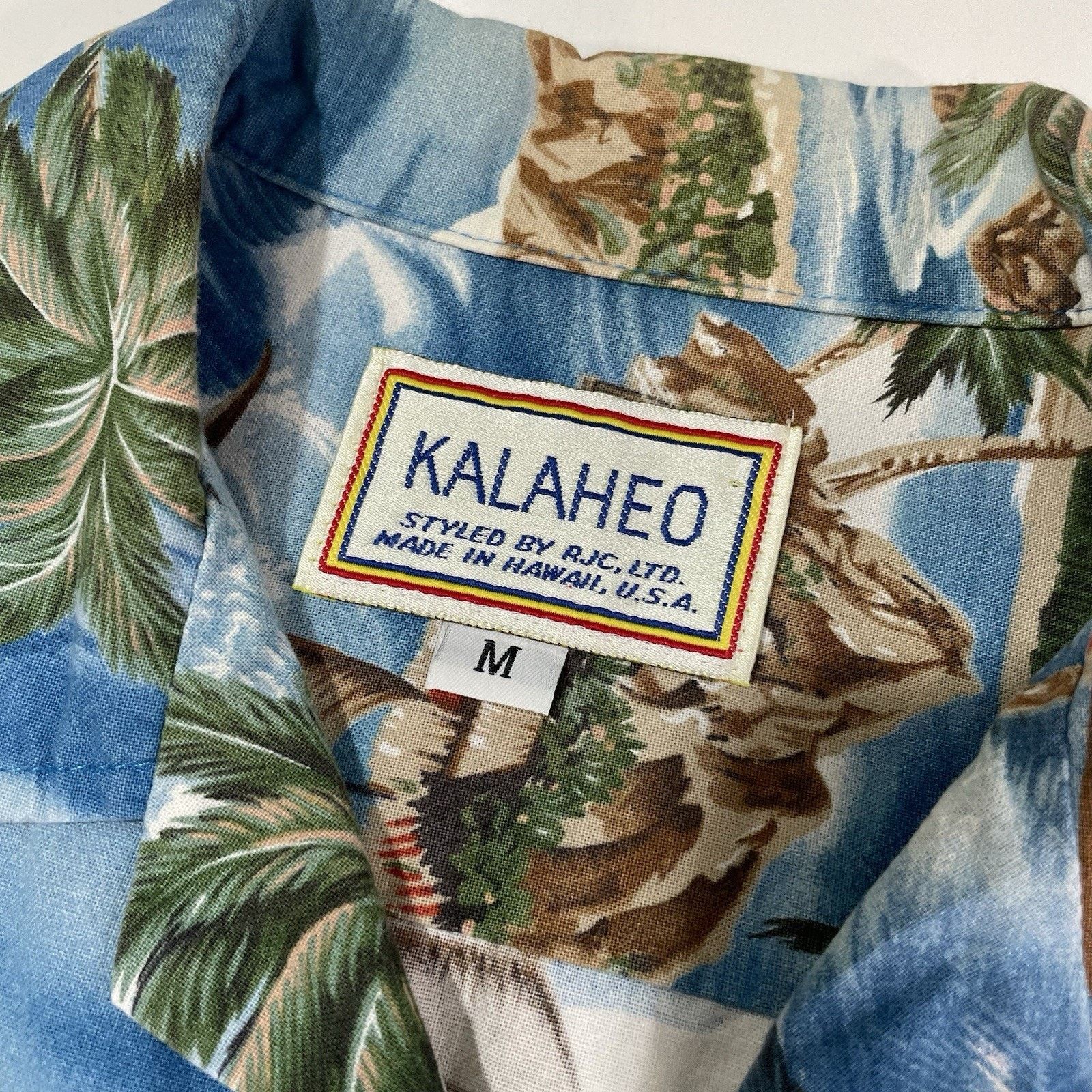 Cool Shirtz VTG Kalaheo RJC Men’s Hawaiian Shirt Island Wa'a Kaulua Boat Size US M / EU 48-50 / 2 - 4 Thumbnail