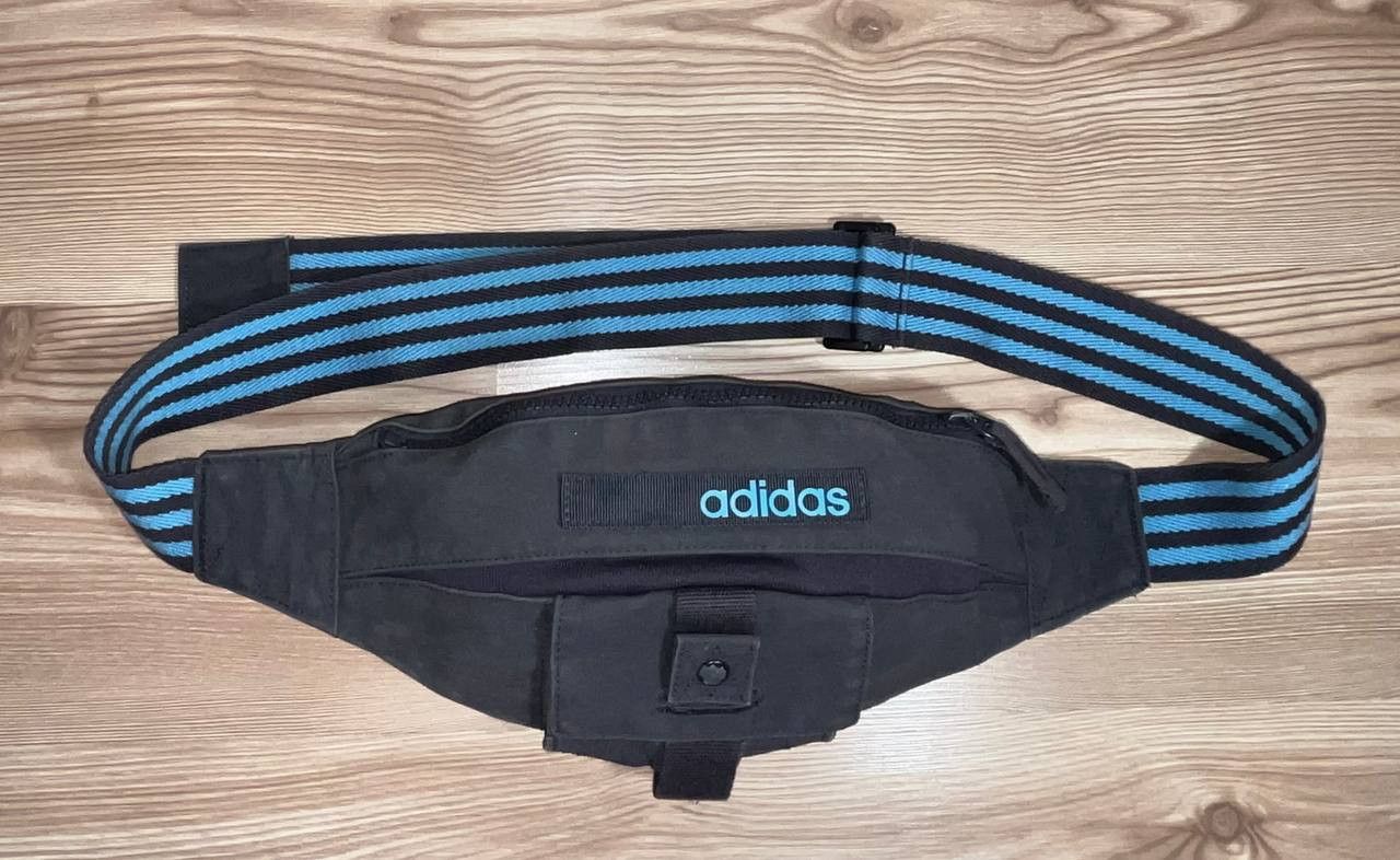 Adidas Vintage Adidas “triple black” backpack 00s | Grailed