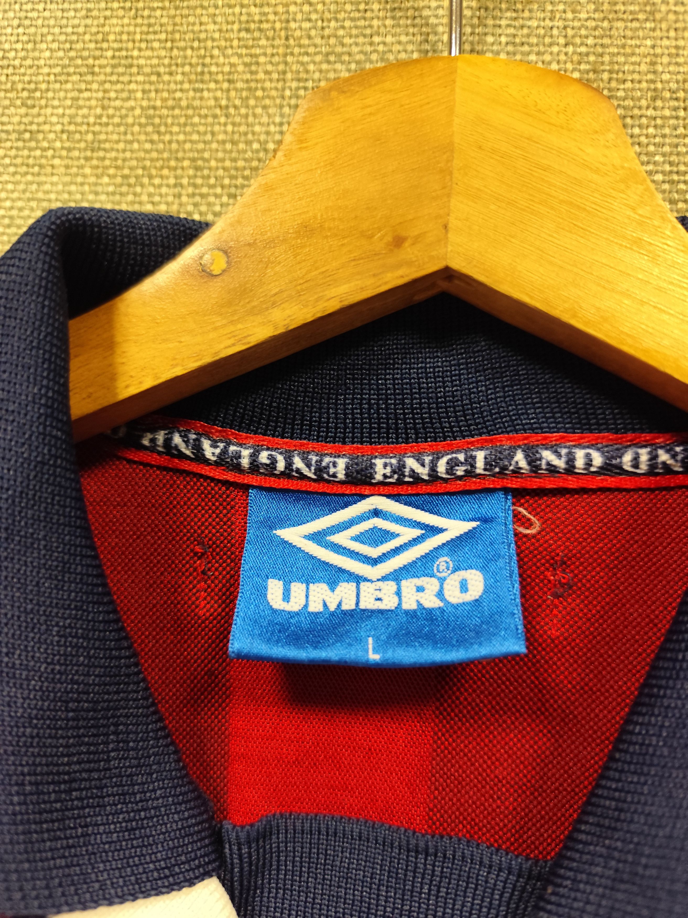 Umbro × Vintage Umbro England 1997/98 Away Soccer Jersey Football Shirt Size US L / EU 52-54 / 3 - 6 Thumbnail