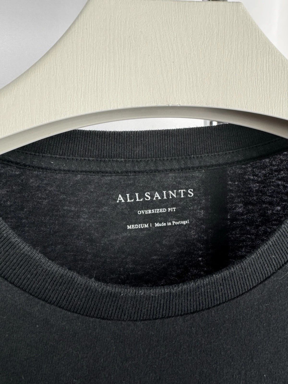 Allsaints llSaints Big Logo Tee Oversized RARE Item Size:M Luxury Size US M / EU 48-50 / 2 - 7 Thumbnail