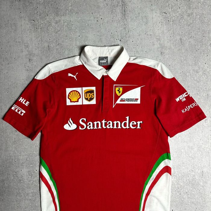 Puma Puma & Scuderia Ferrari T-Shirt Santander Pirelli Vintage | Grailed