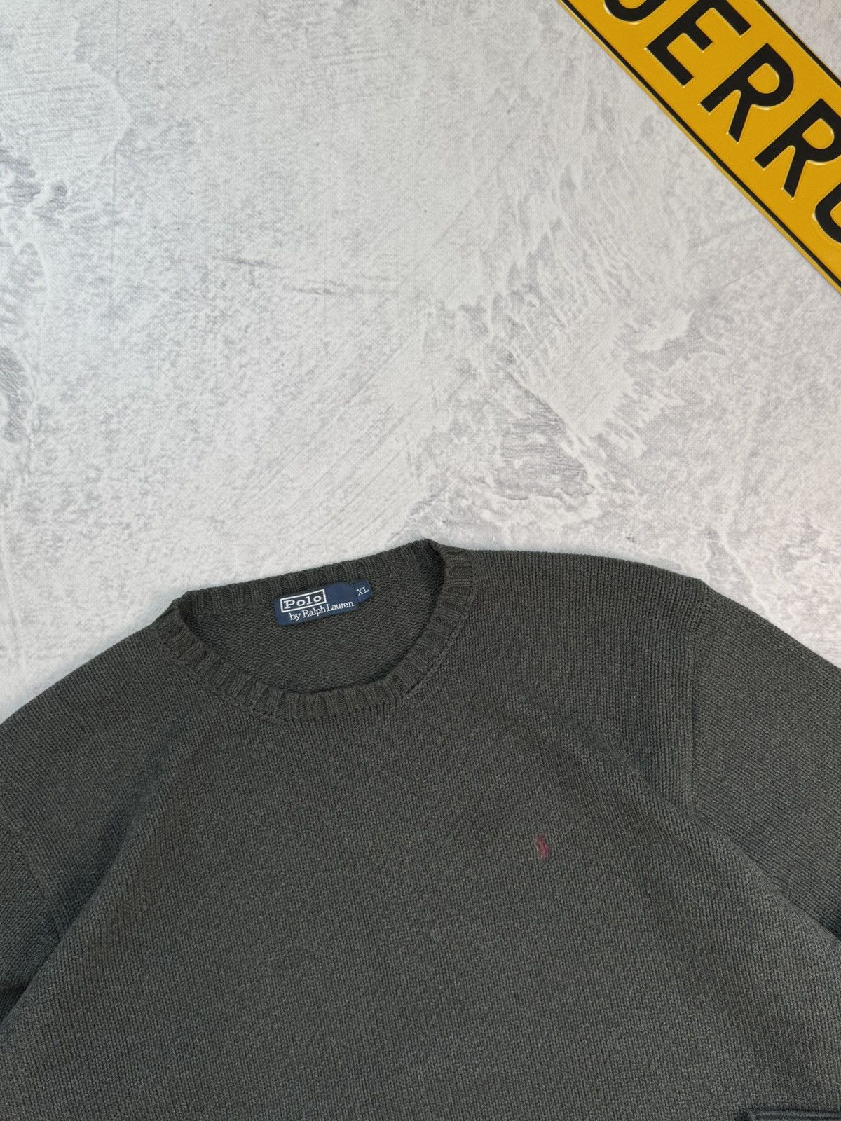 Polo Ralph Lauren × Ralph Lauren × Vintage POLO RALPH LAUREN VINTAGE BASIC LOGO OVERSIZE SWEATER Size US XL / EU 56 / 4 - 4 Thumbnail