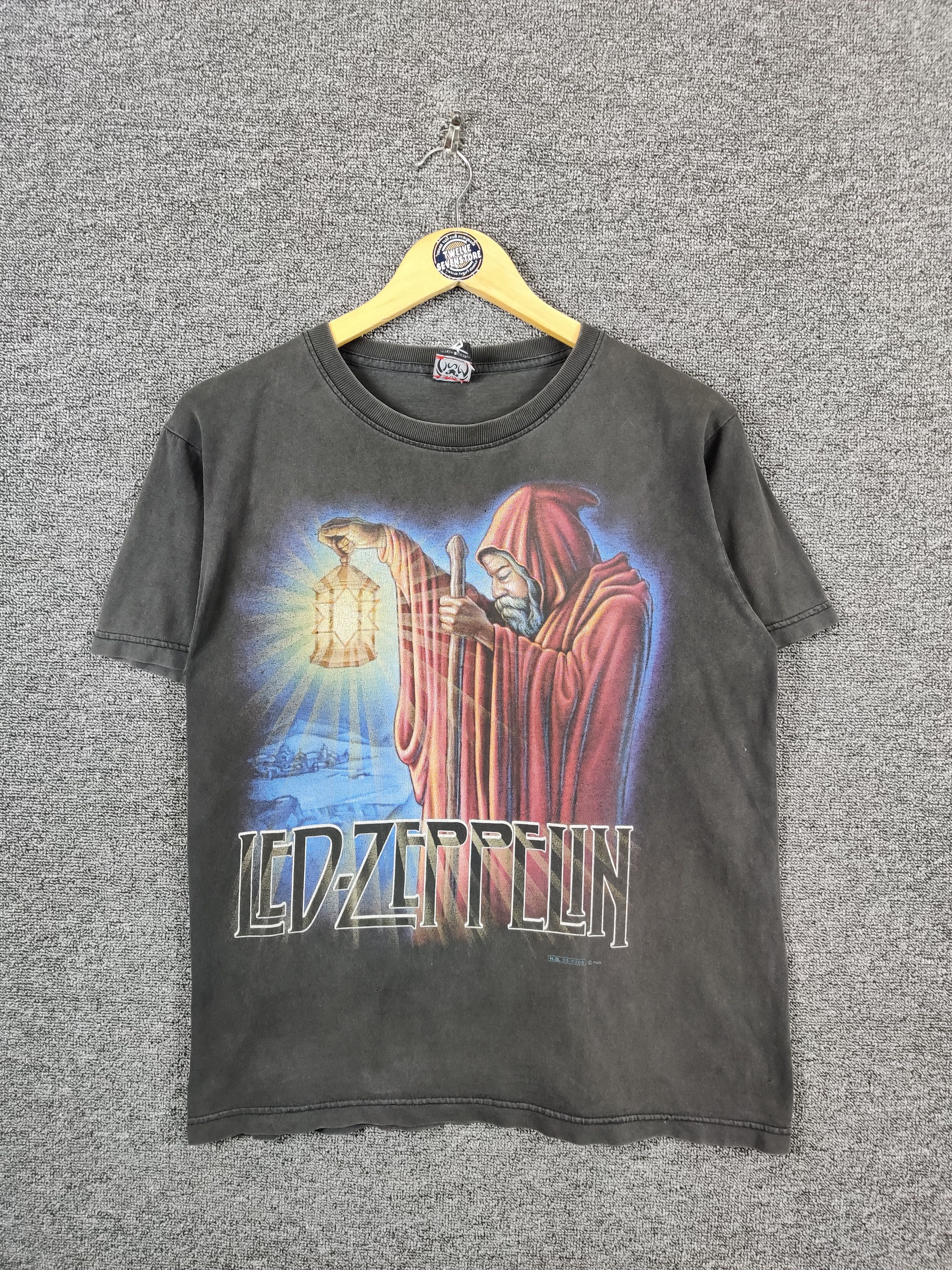 Band Tees Vintage Led Zeppelin Stairway To Heaven Rock Band Tee Tshirt Size US M / EU 48-50 / 2 - 1 Thumbnail