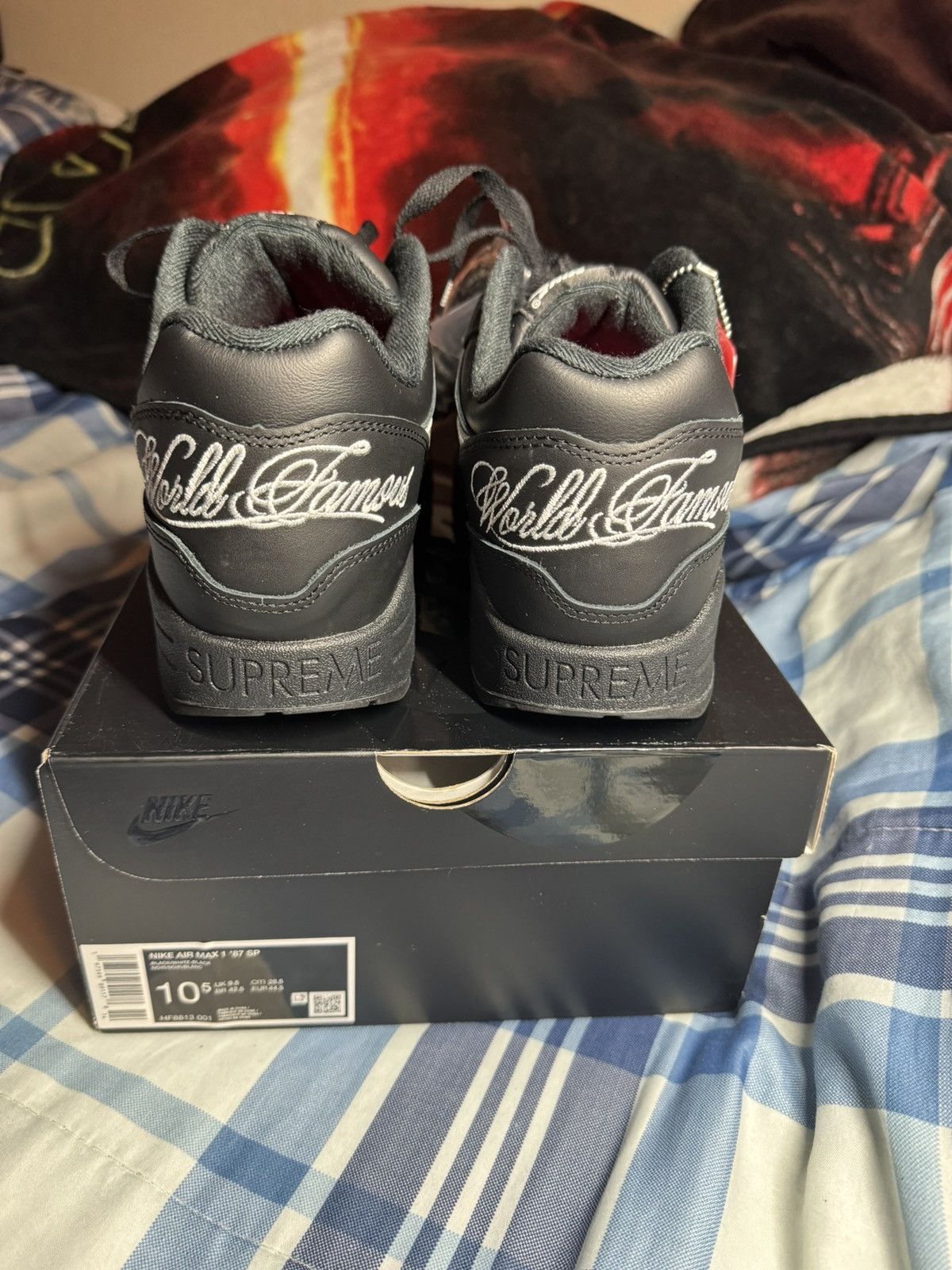 Nike × Supreme Nike Air Max 1 '87 SP Size US 10.5 / EU 43-44 - 4 Thumbnail