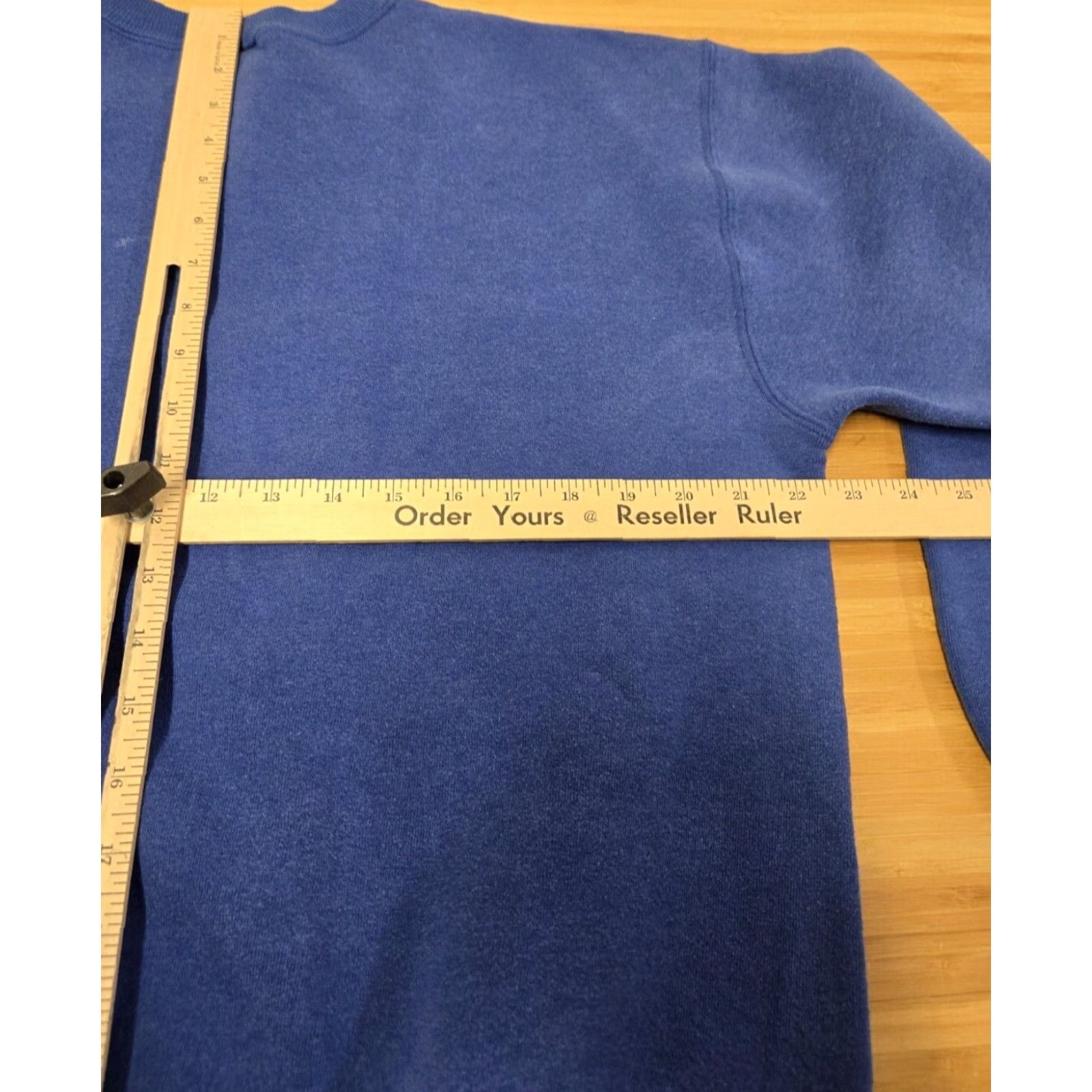 Russell Athletic VINTAGE Russell Athletic Sweatshirt Men's XL Blue Crew Neck Long Sleeve Pullover USA 80s 90s Logo Fleece Cotton Polyester Blank Size US XL / EU 56 / 4 - 7 Thumbnail