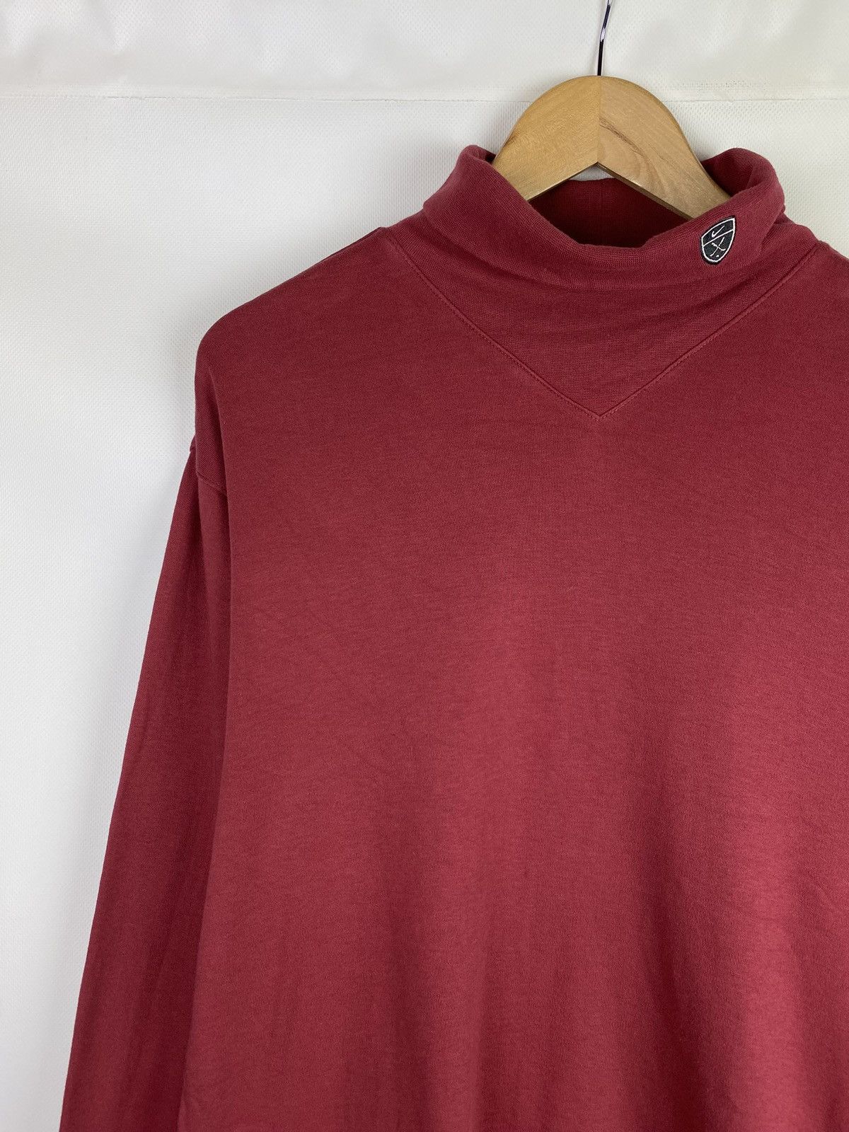Nike VTG 90s Nike Turtleneck swoosh sweatshirt pullover size M Size US M / EU 48-50 / 2 - 4 Thumbnail