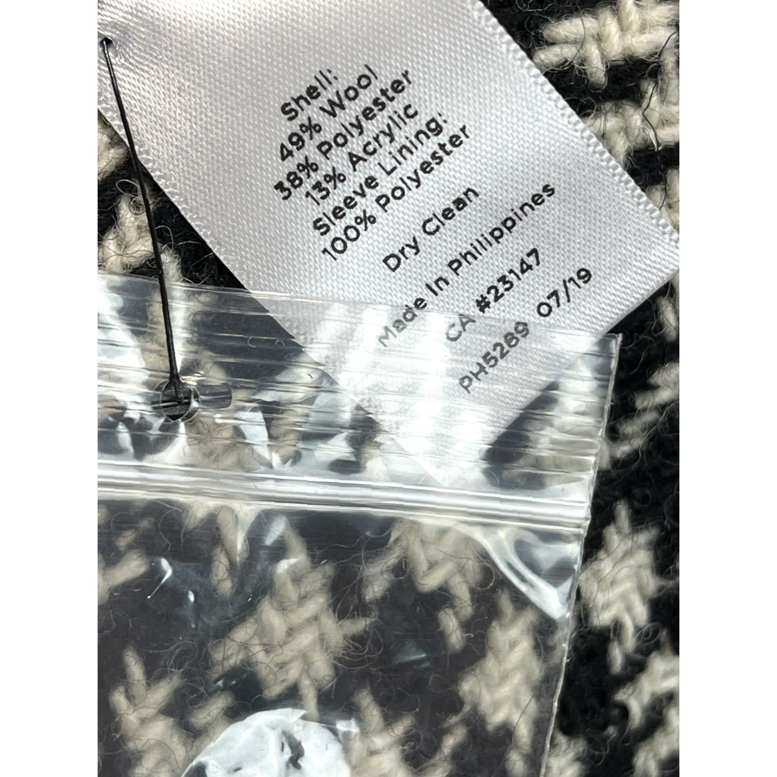 Talbots Talbots Wool Houndstooth Blazer Jacket sz 10 Plaid Double Breasted Classic NEW! Size L / US 10 / IT 46 - 8 Thumbnail
