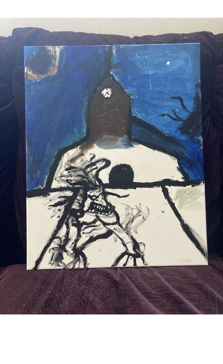 Other Original Bloodborne Healing Church Acrylic Painting 16x20 Size ONE SIZE - 1 Thumbnail