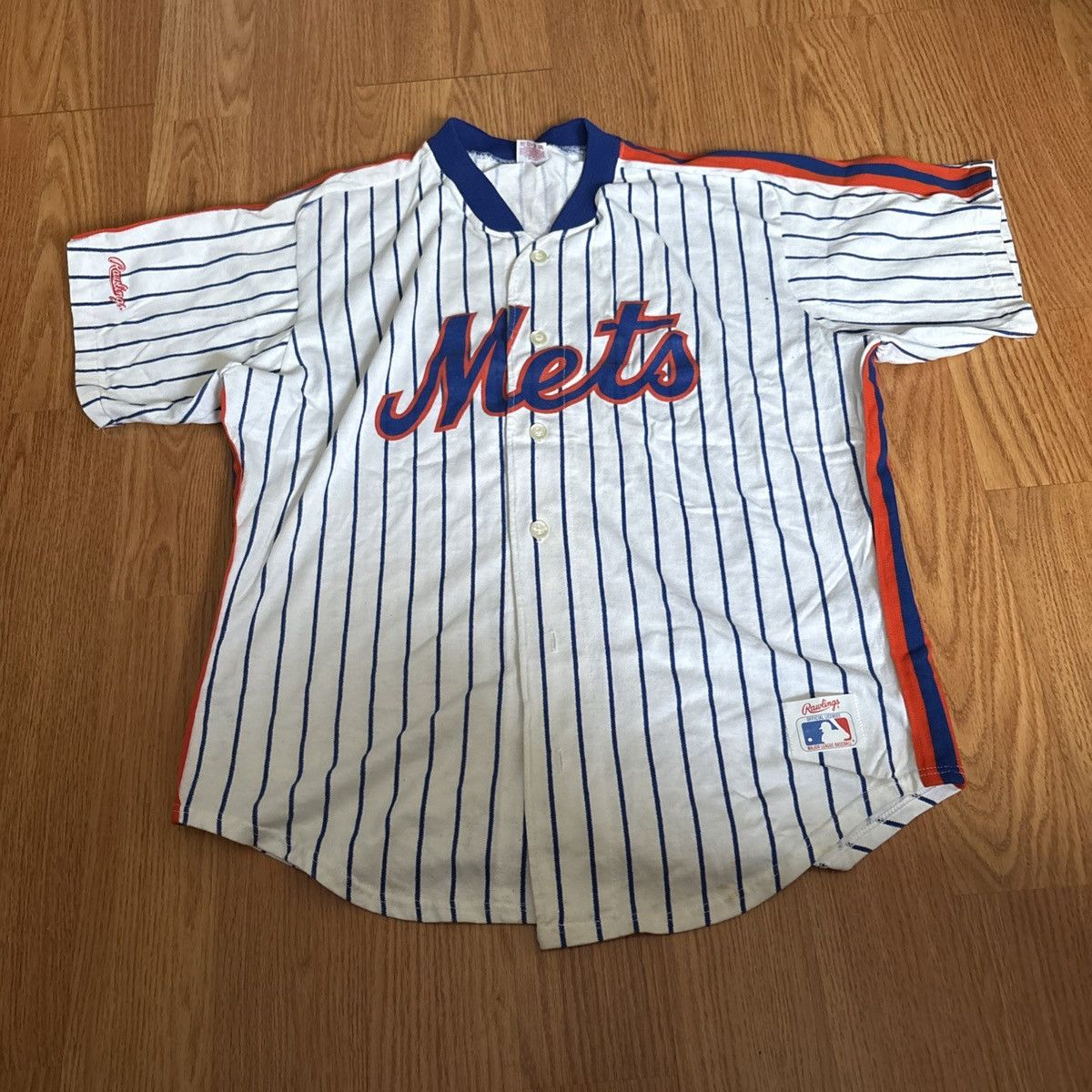 Other NY Mets Vintage MLB Pinstripes Adult Size Large Size US L / EU 52-54 / 3 - 3 Thumbnail