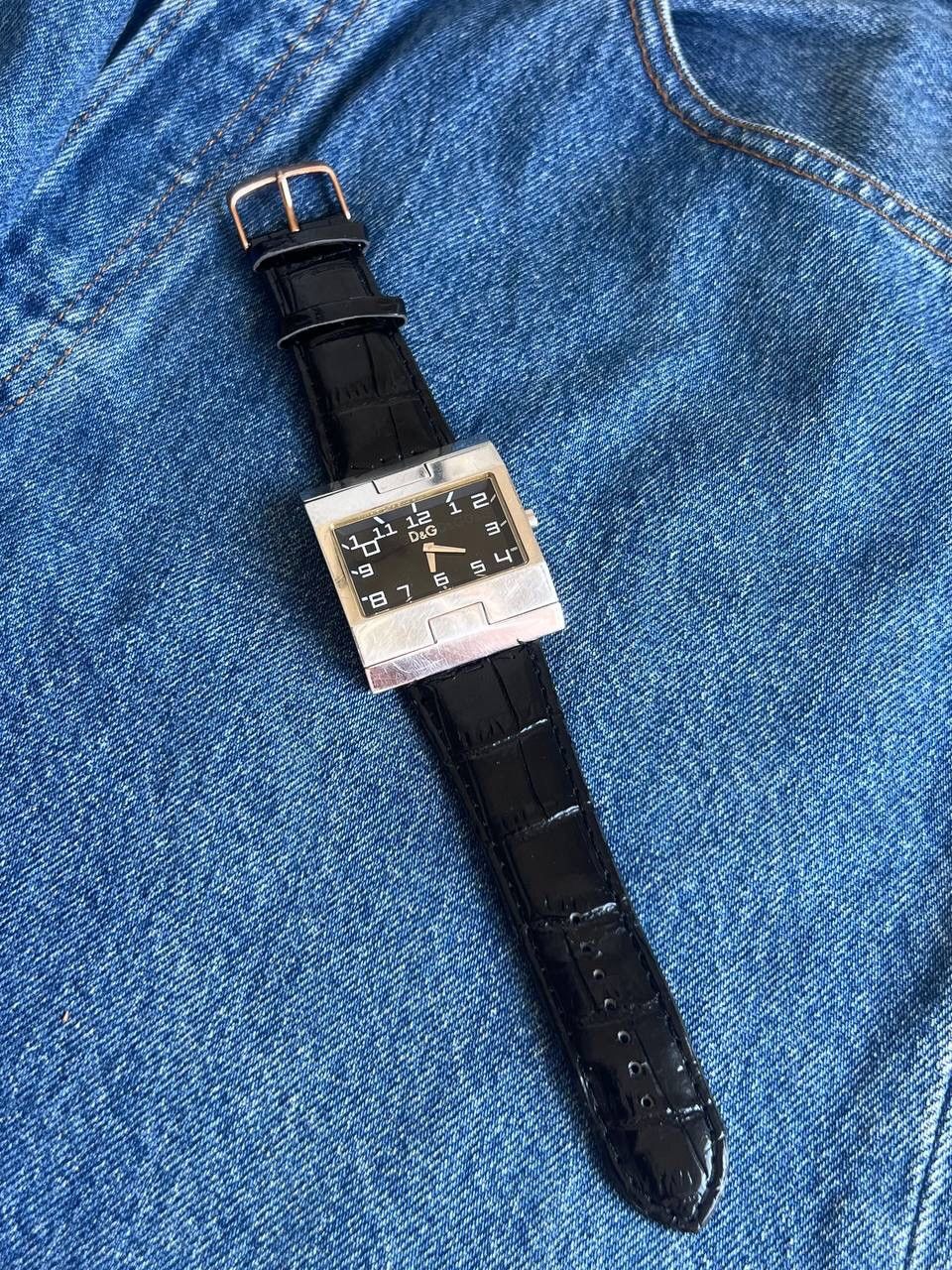 Dolce & Gabbana D&G MEN'S METAL BIG CHUNKY METAL STEEL QUARTZ WATCH 2000S Size ONE SIZE - 10 Thumbnail
