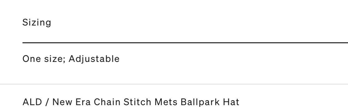 Aime Leon Dore × New Era NEW ALD x New Era Chain Stitch Mets Ballpark Hat Size ONE SIZE - 12 Thumbnail