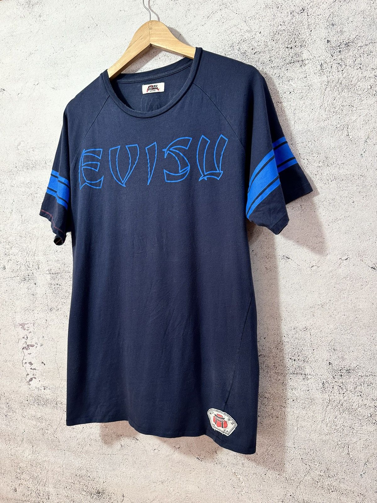 Evisu Vintage Evisu Big Logo T Shirt Size US XXL / EU 58 / 5 - 3 Thumbnail