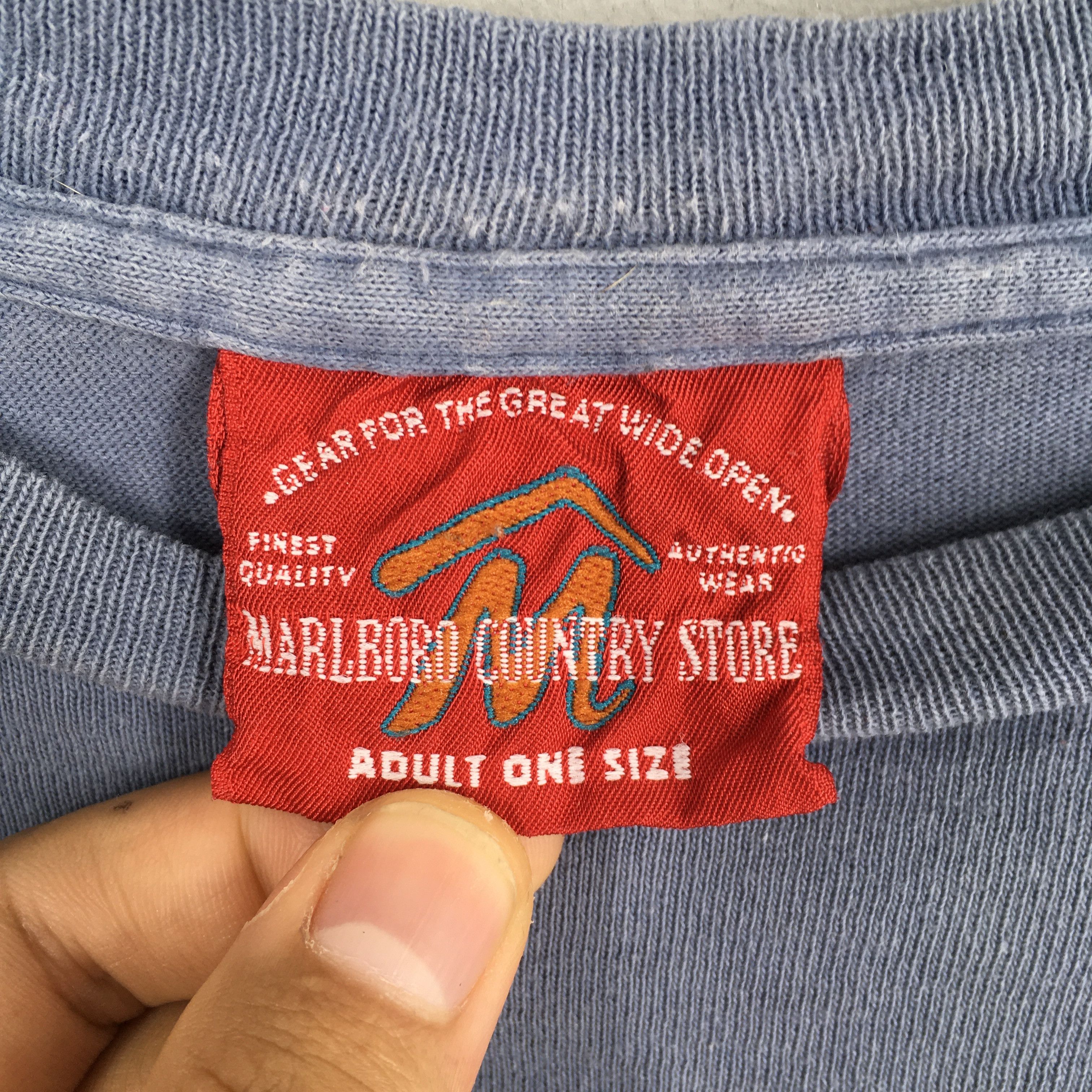 Marlboro × Vintage Vintage 90's Marlboro Unlimited Country Store Pocket T shirt Size US L / EU 52-54 / 3 - 7 Thumbnail
