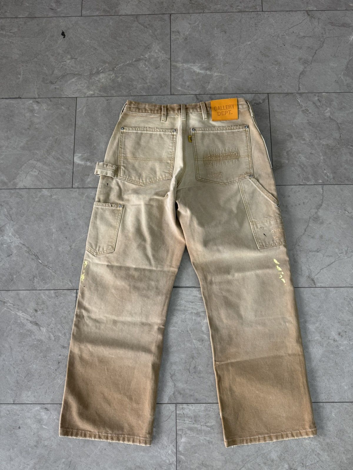 Gallery Dept. Gallery Dept Branko Carpenter Denim Jeans Tan Size US 30 / EU 46 - 2 Thumbnail