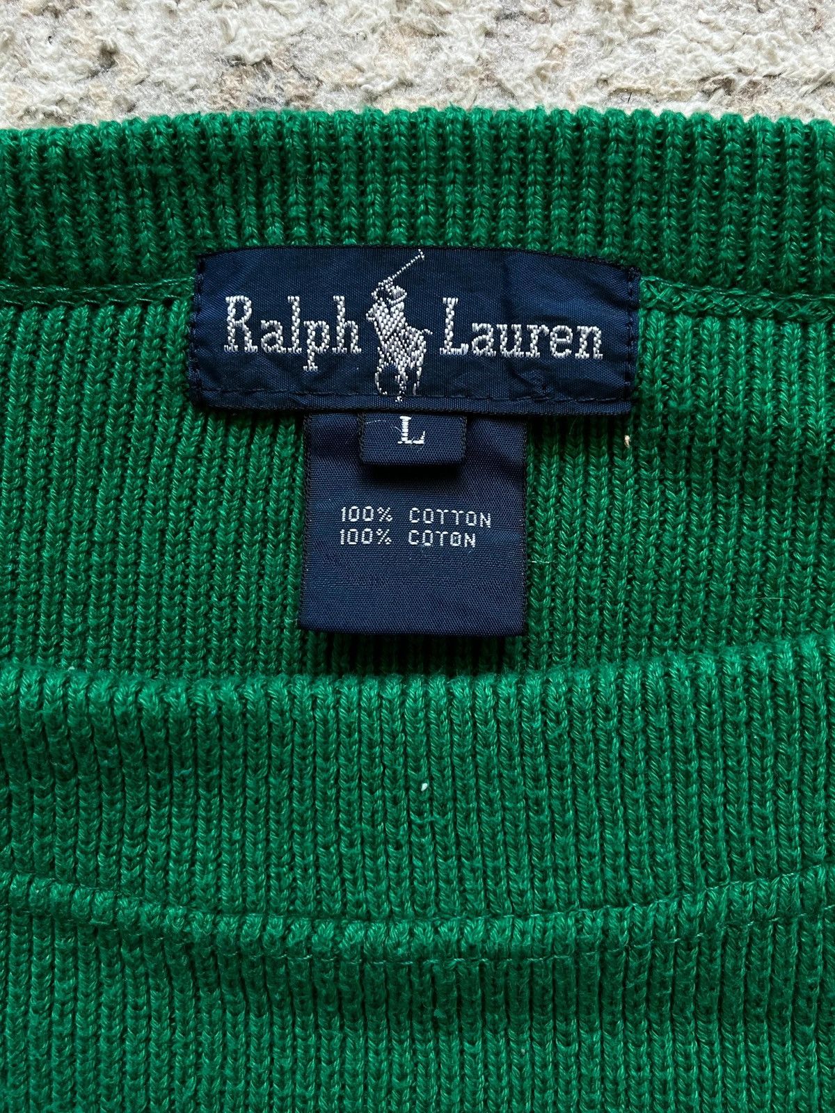 Polo Ralph Lauren Ralph Lauren CP-RL 92 Vintage 1992 Women’s Long Sweater Size L / US 10 / IT 46 - 6 Thumbnail