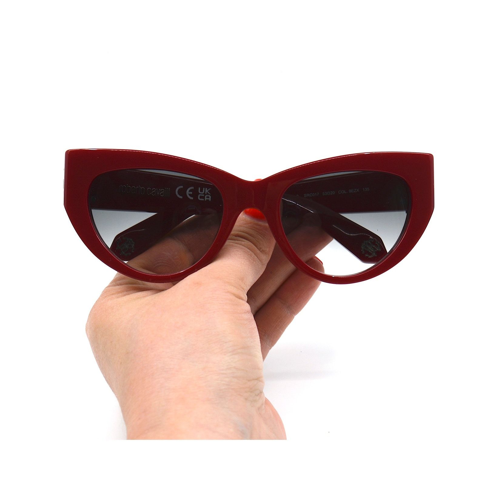 Roberto Cavalli ROBERTO CAVALLI SRC017M RED GREY GRADIENT SUNGLASSES Size ONE SIZE - 13 Thumbnail