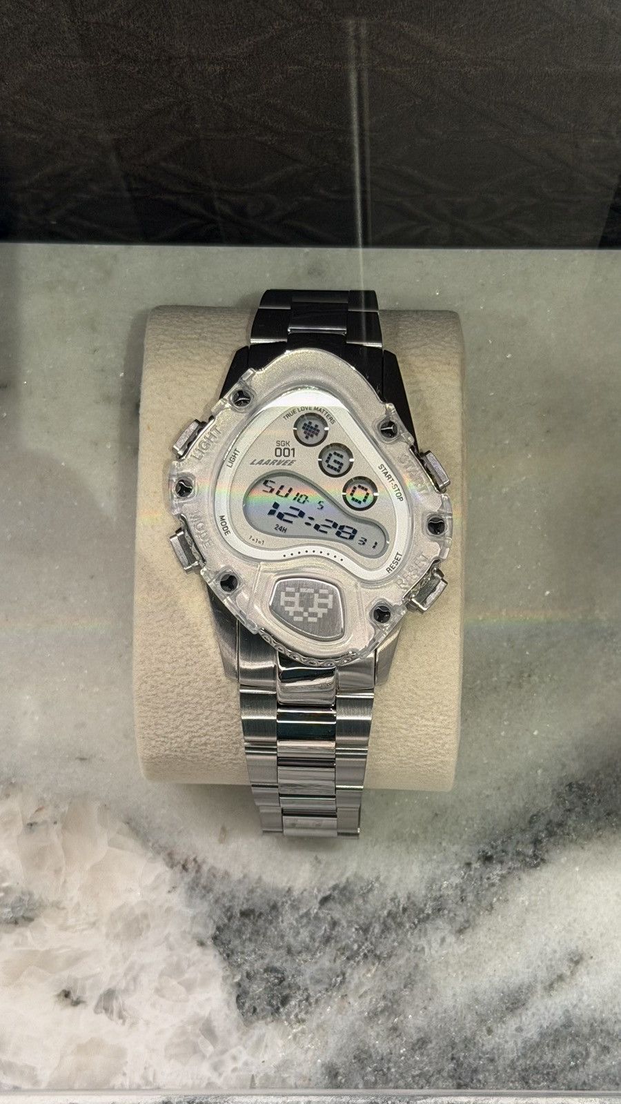 LAARVEE Laarvee Sinngouki Translucent Bezel & Silver Tone- BRAND NEW Size ONE SIZE - 2 Thumbnail